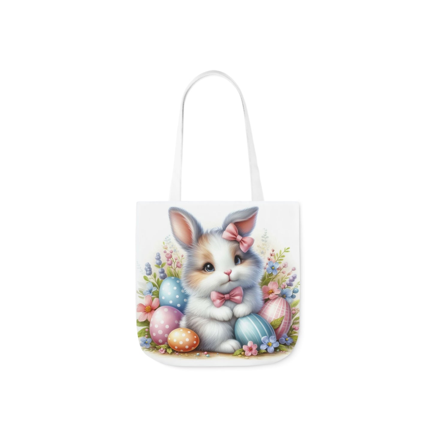 Easter - Canvas Tote Bag, 5-Color Straps -