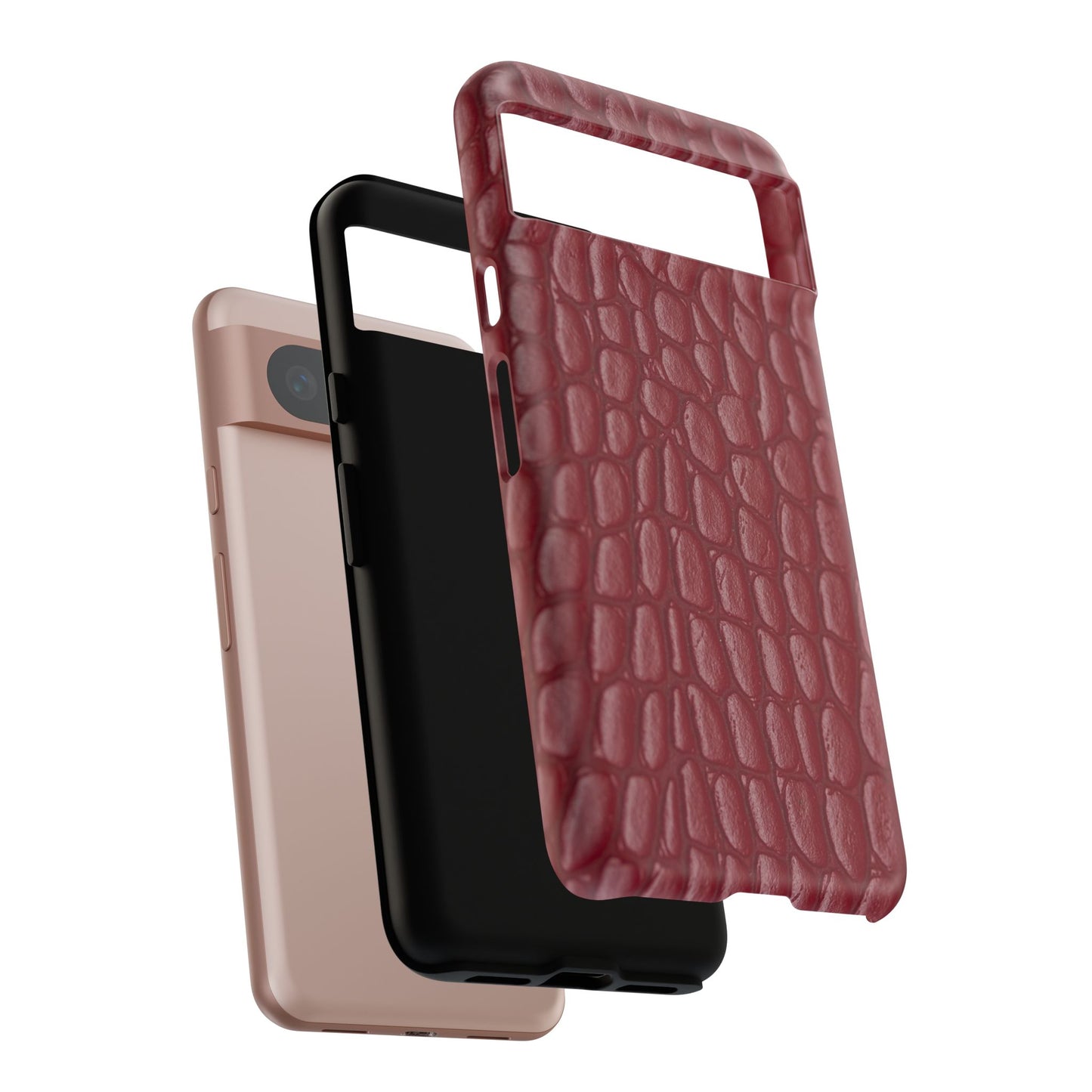 Red Leather - Tough Cases - Whimsical Phone Cases