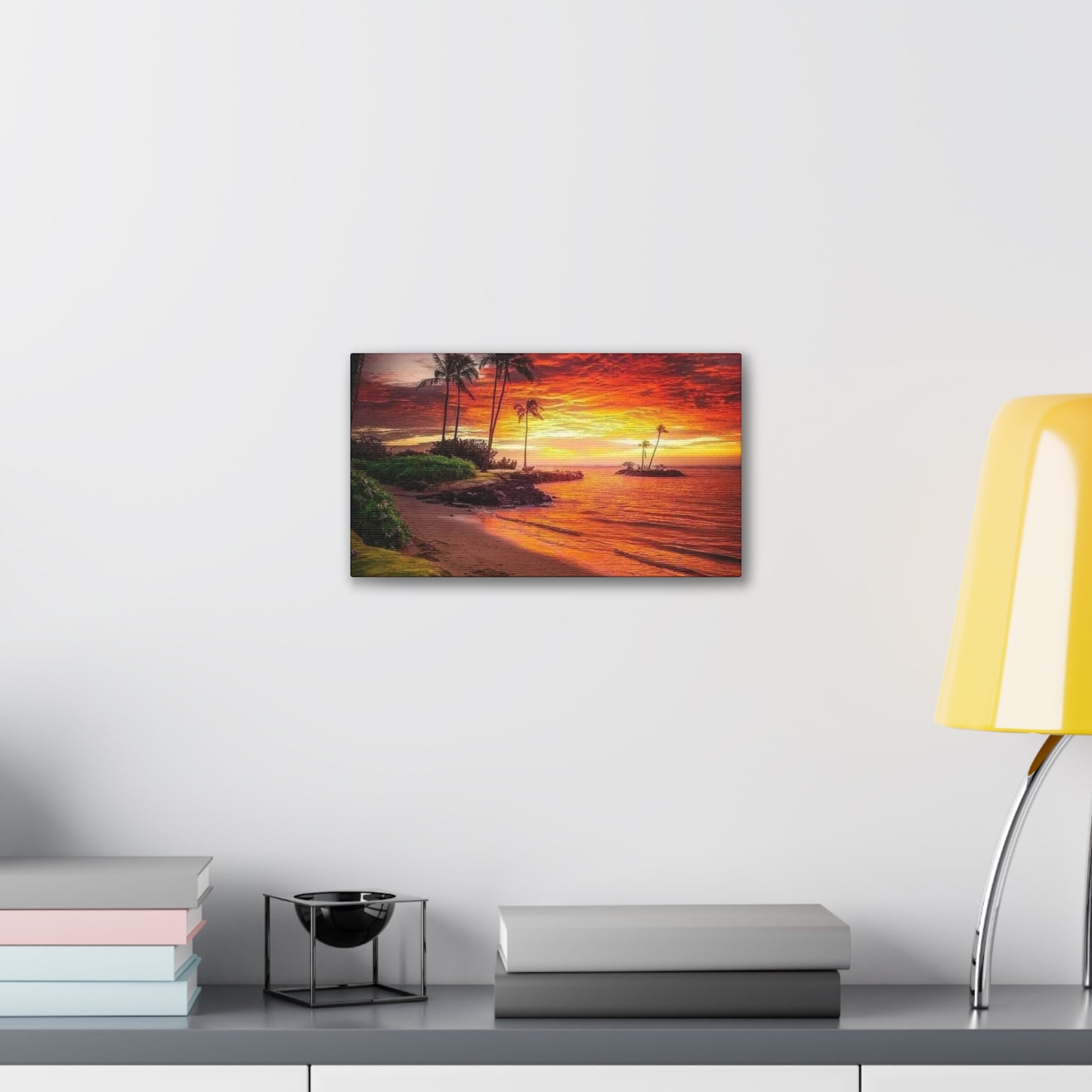 Sunset Island - Canvas Stretched, 0.75"