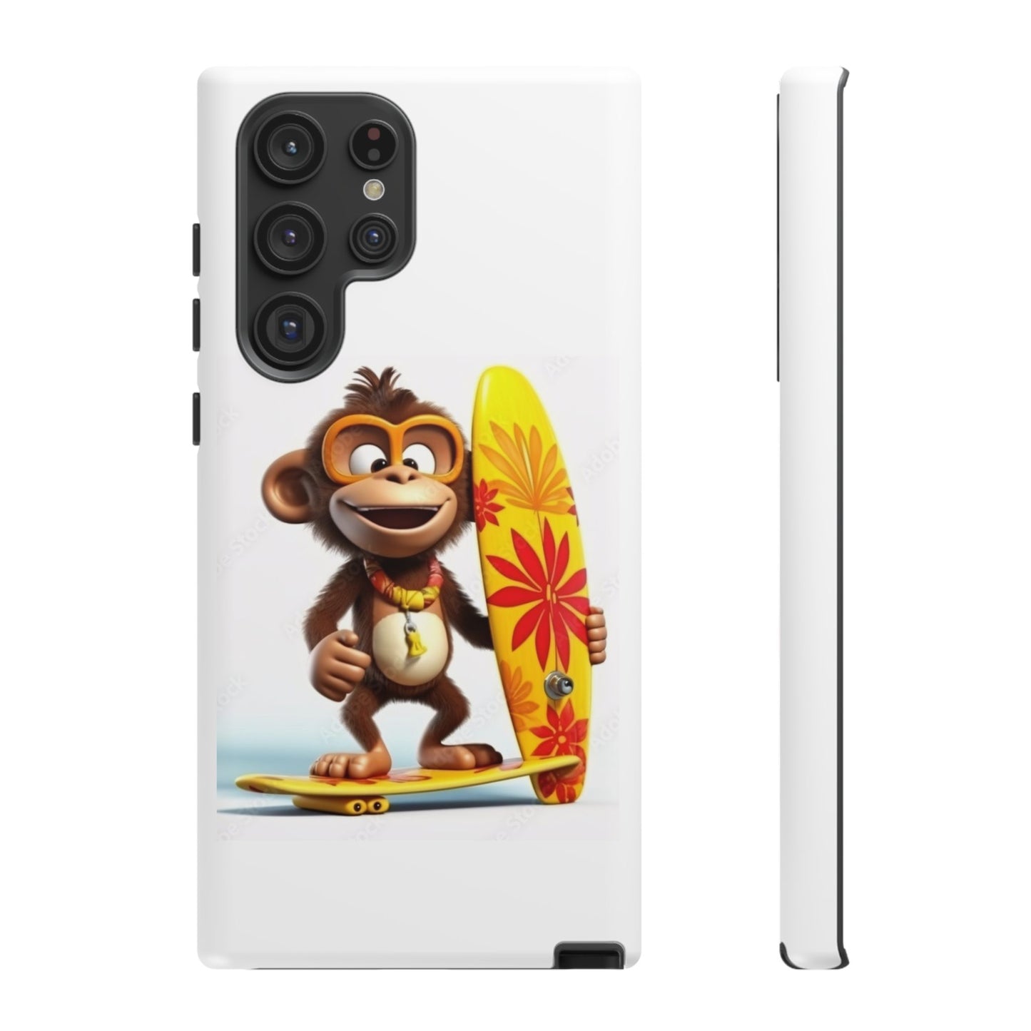 Surfer Monkey -Tough Whimsical Phone Cases