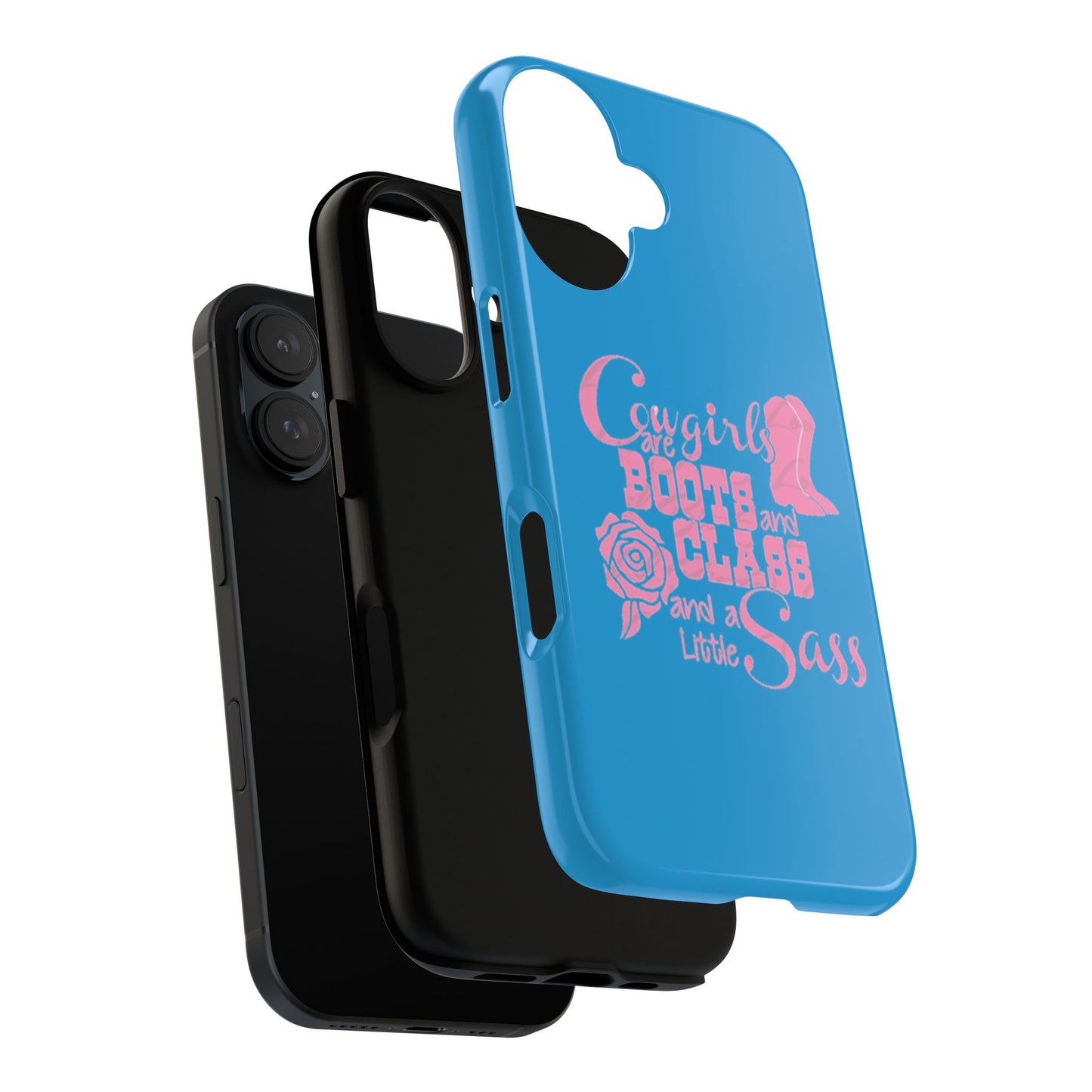 CowGirls are Boots -Tough Whimsical Phone Cases