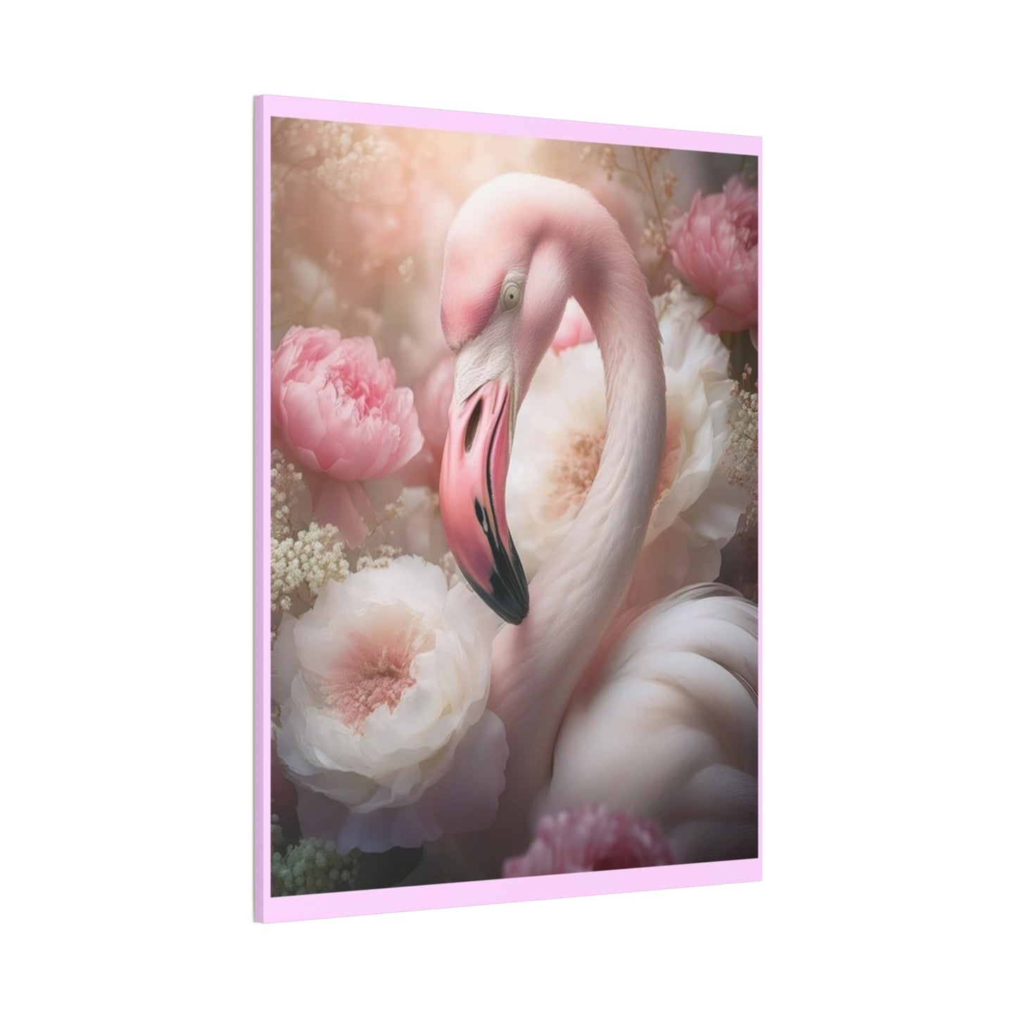 Flamingo - Canvas Stretched, 0.75"