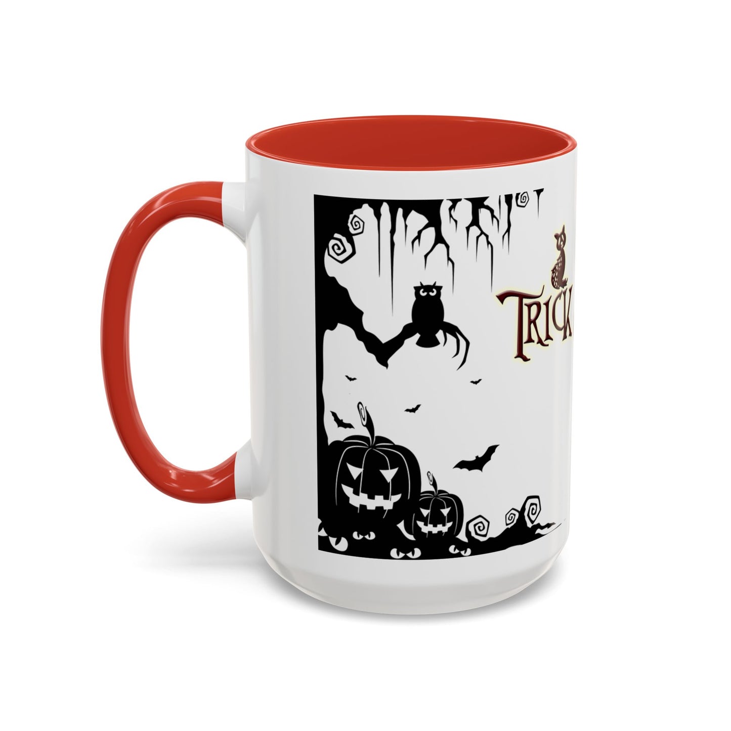 Trick or Treat -Accent Coffee Mug (11, 15oz) - Halloween