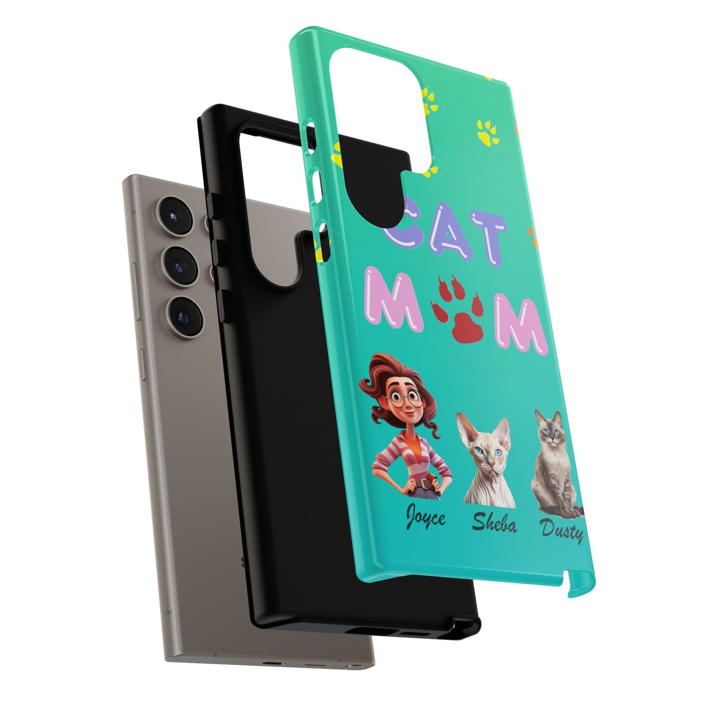 Cat Mom - Tough Cases - Mother's Day - Whimsical