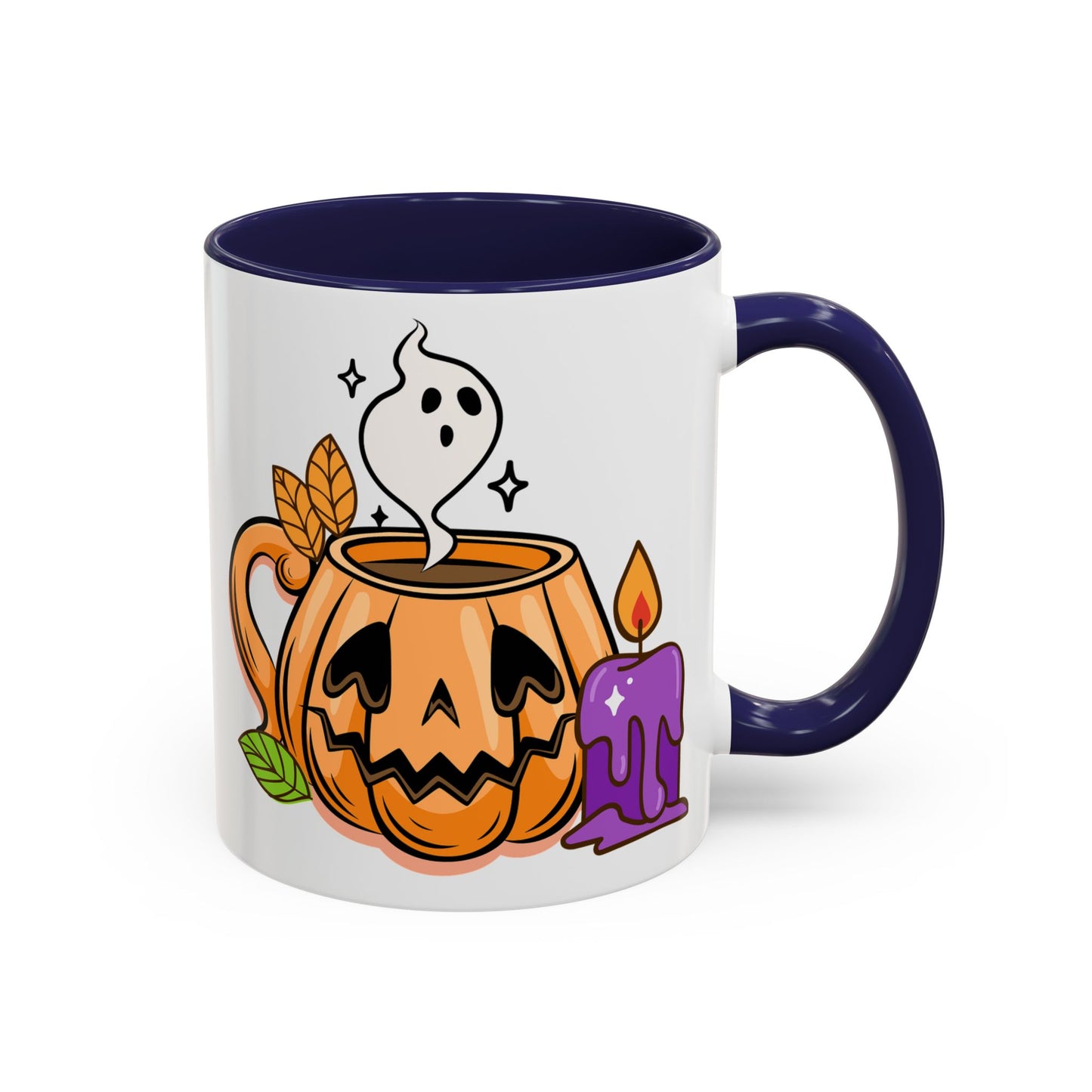 Pumpkin Spice - Accent Coffee Mug (11, 15oz) - Halloween