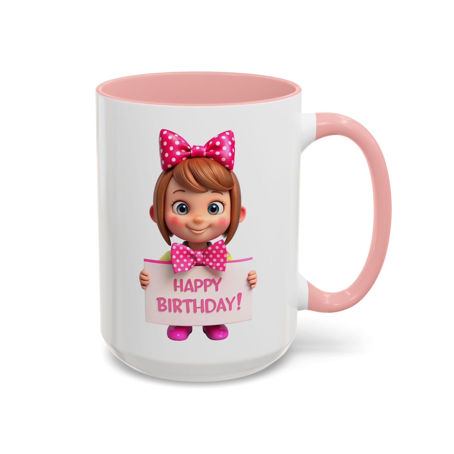 Happy Birthday - Accent Coffee Mug (11, 15oz)