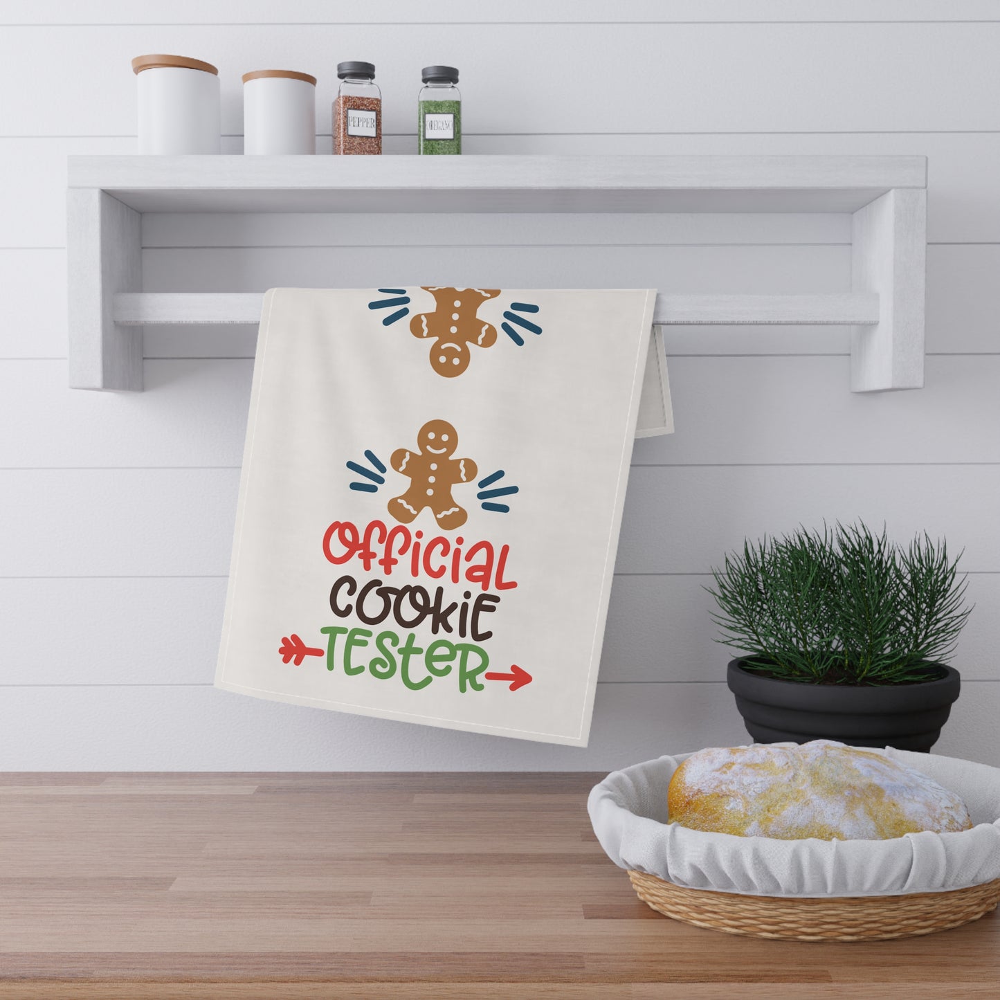 Cookie Tester - Tea Towels (cotton, poly) - Christmas