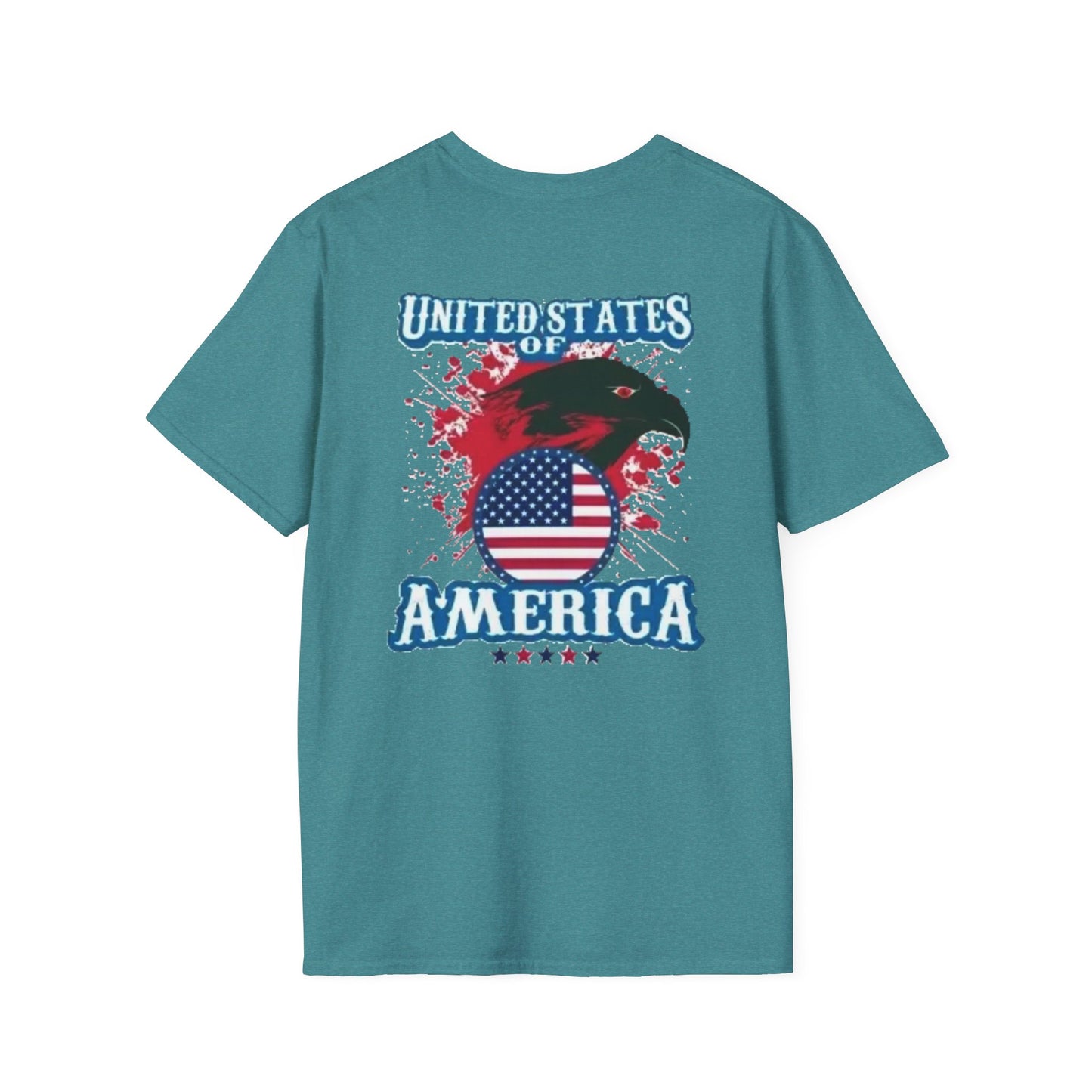 United States of America - Unisex Softstyle T-Shirt - Military