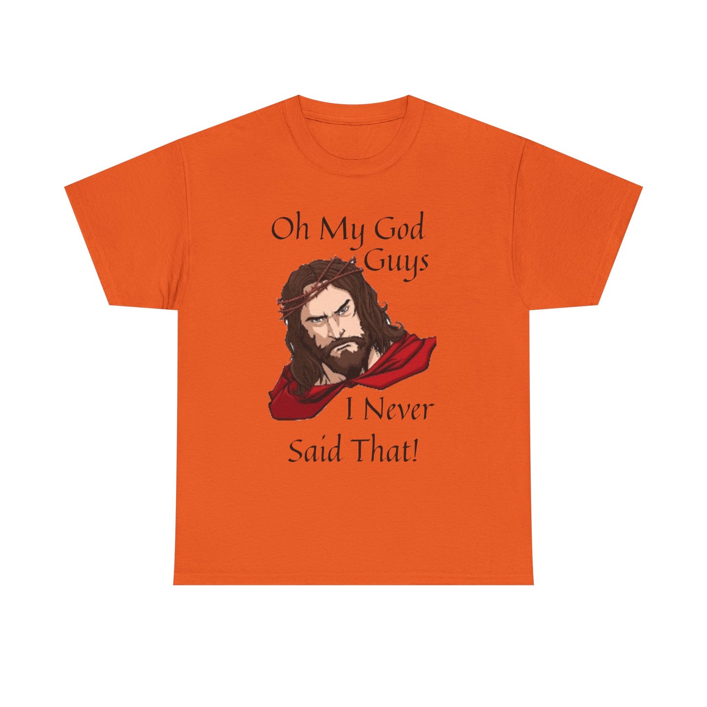 Oh My God - Unisex Heavy Cotton Tee - T-Shirts - Religious