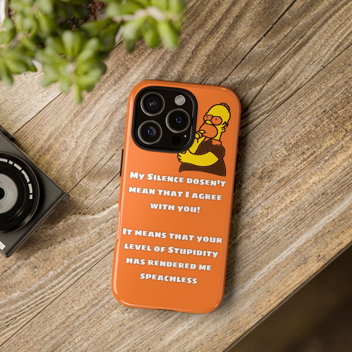 My Silence - Tough Cases - Whimsical Phone Cases