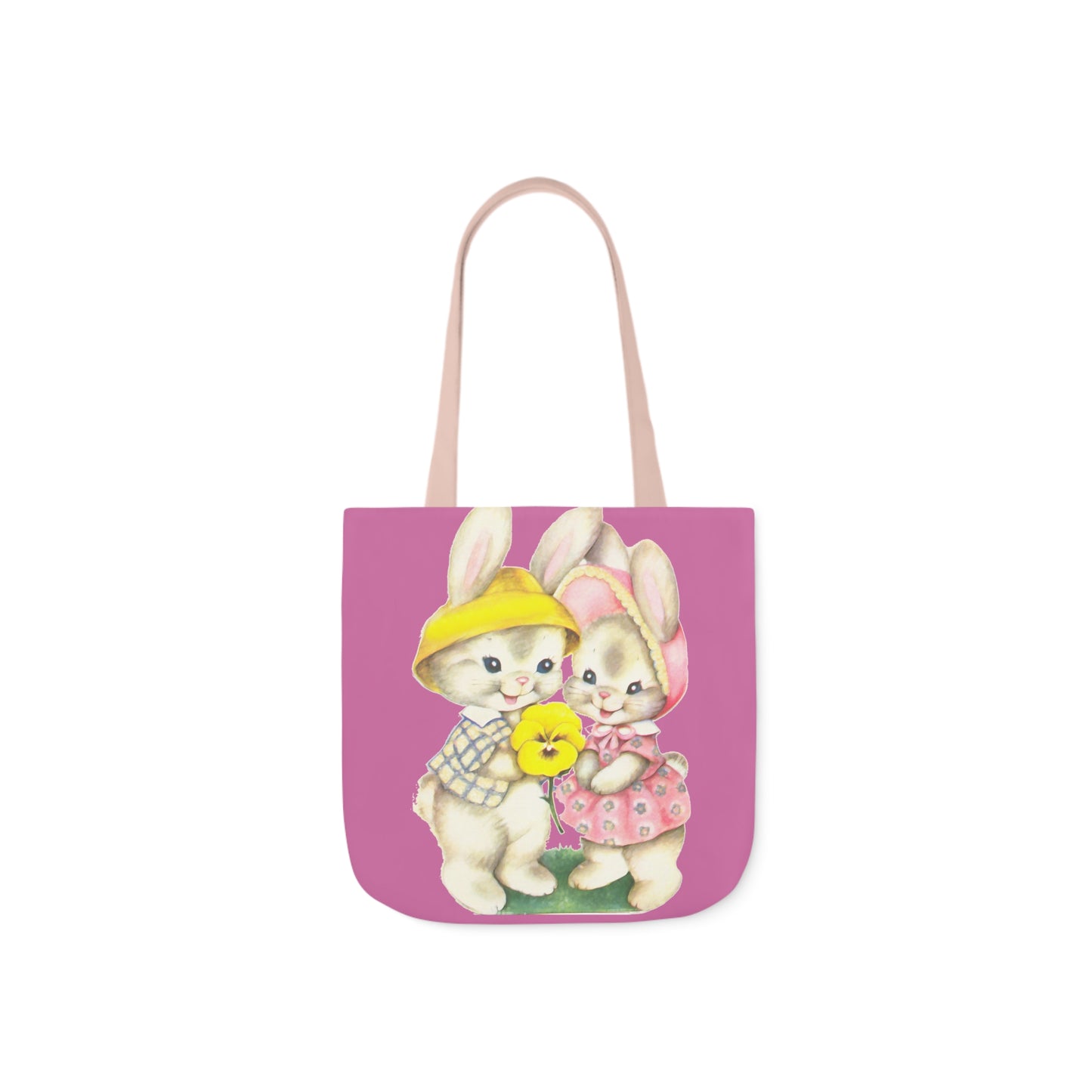 Easter - Canvas Tote Bag, 5-Color Straps