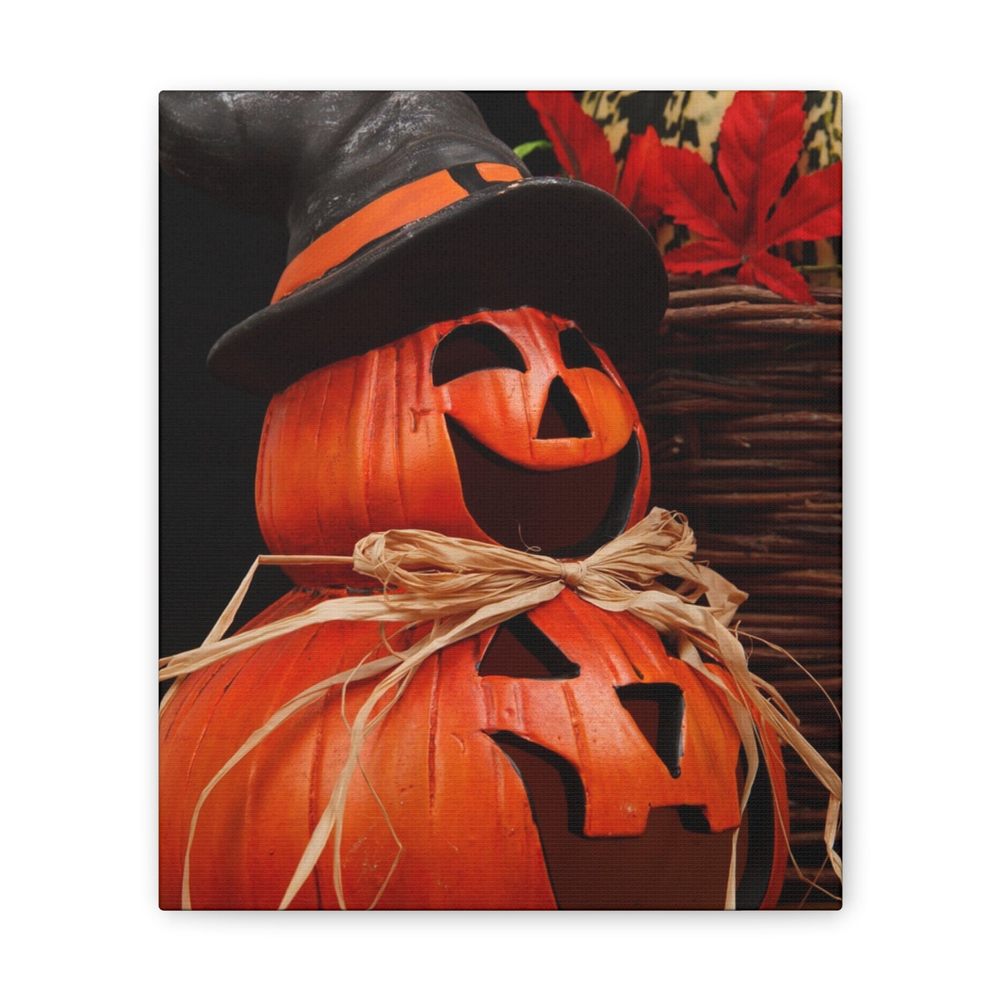 Pumpkins - Canvas Stretched, 0.75" - Halloween