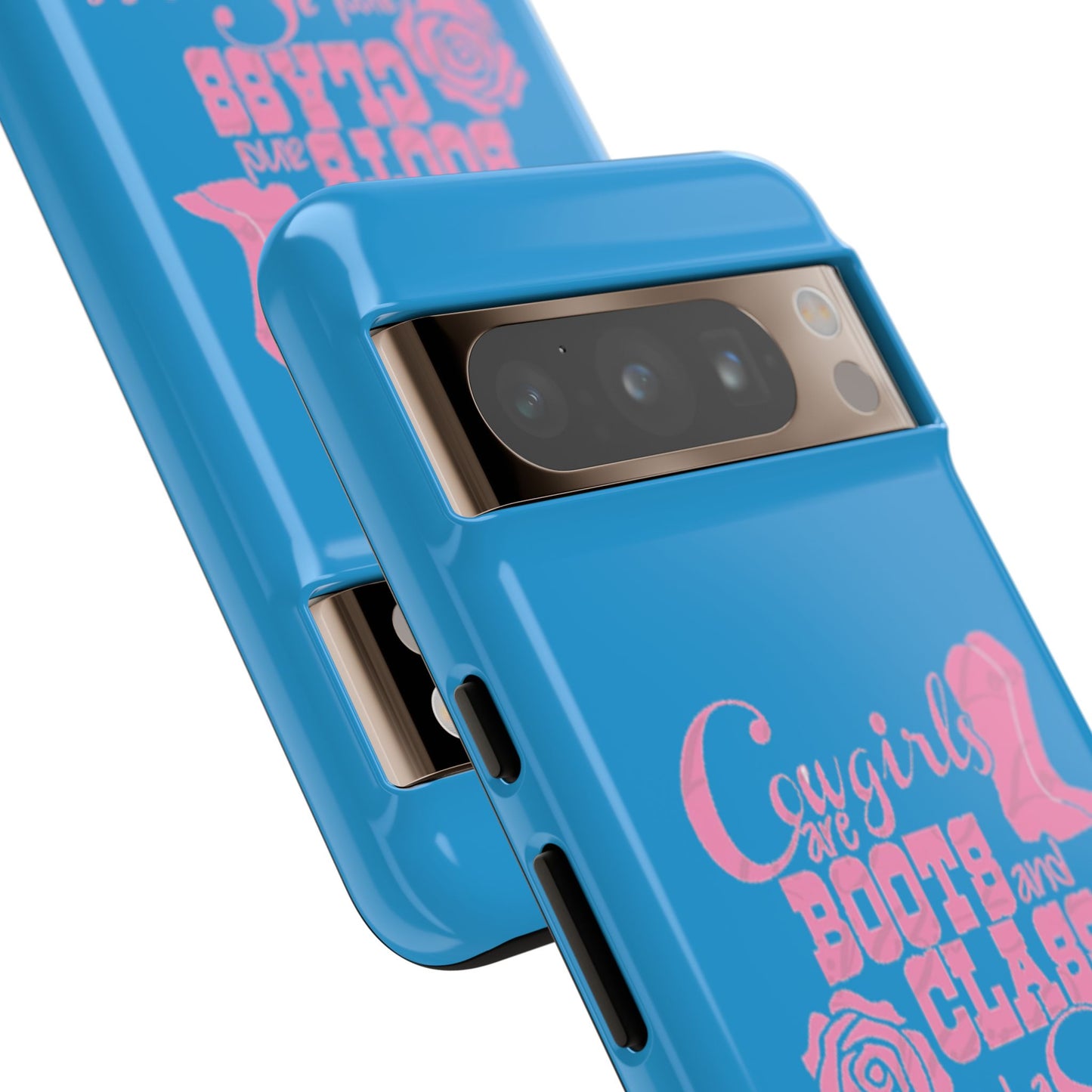 CowGirls are Boots -Tough Whimsical Phone Cases