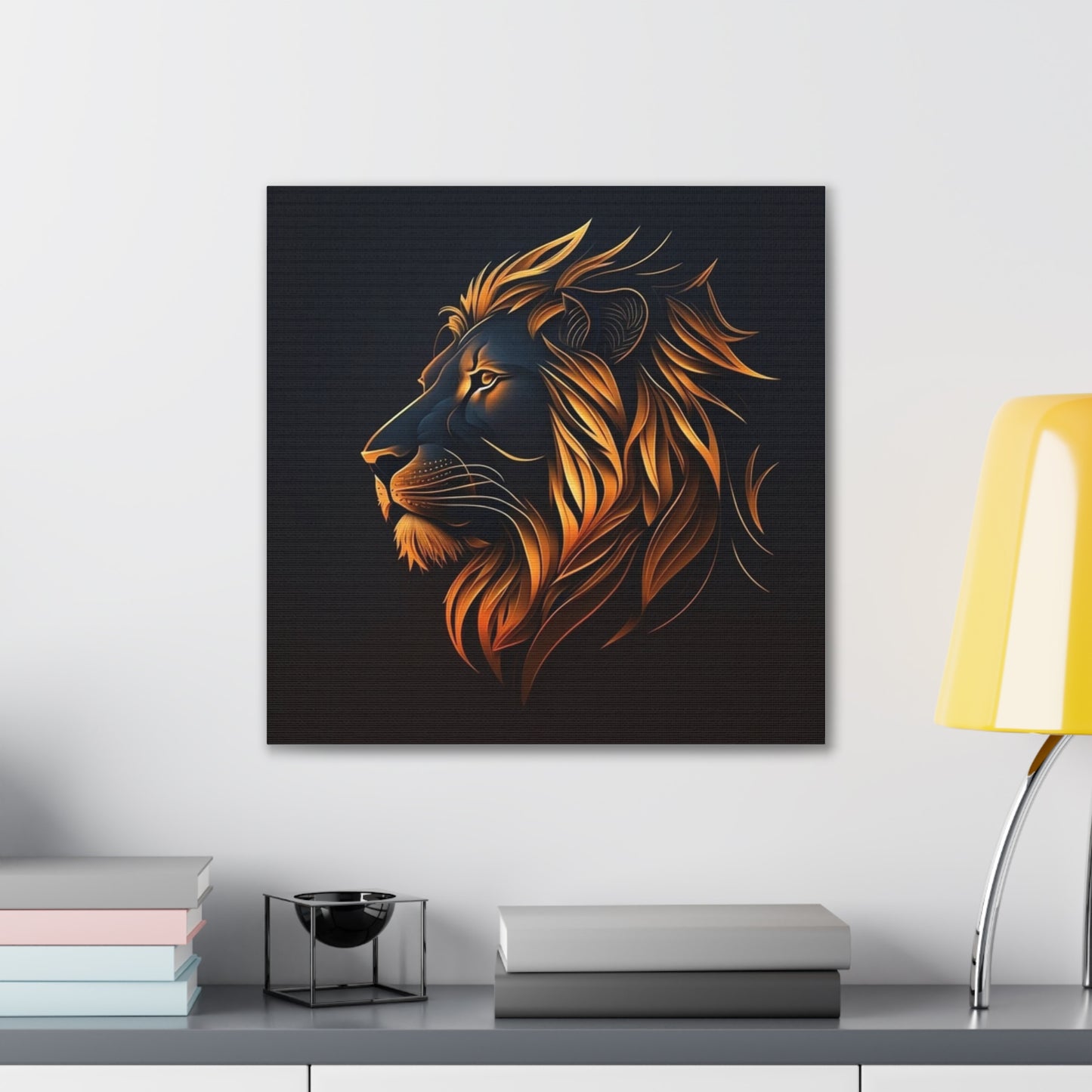 Lion - Canvas Stretched, 0.75"