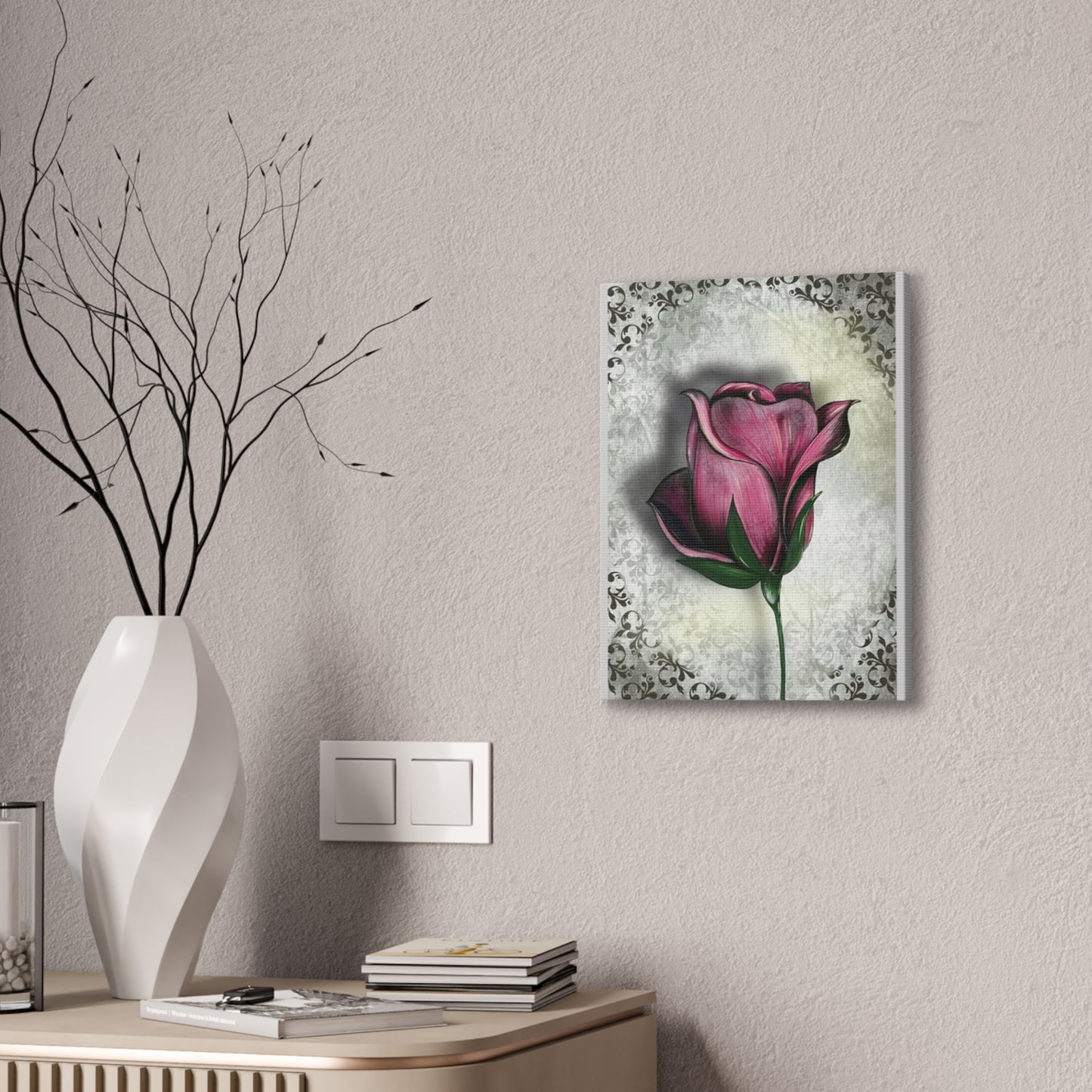 Rose - Canvas Stretched, 0.75"