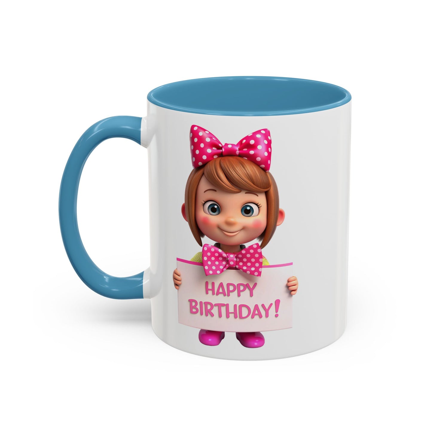 Happy Birthday - Accent Coffee Mug (11, 15oz)