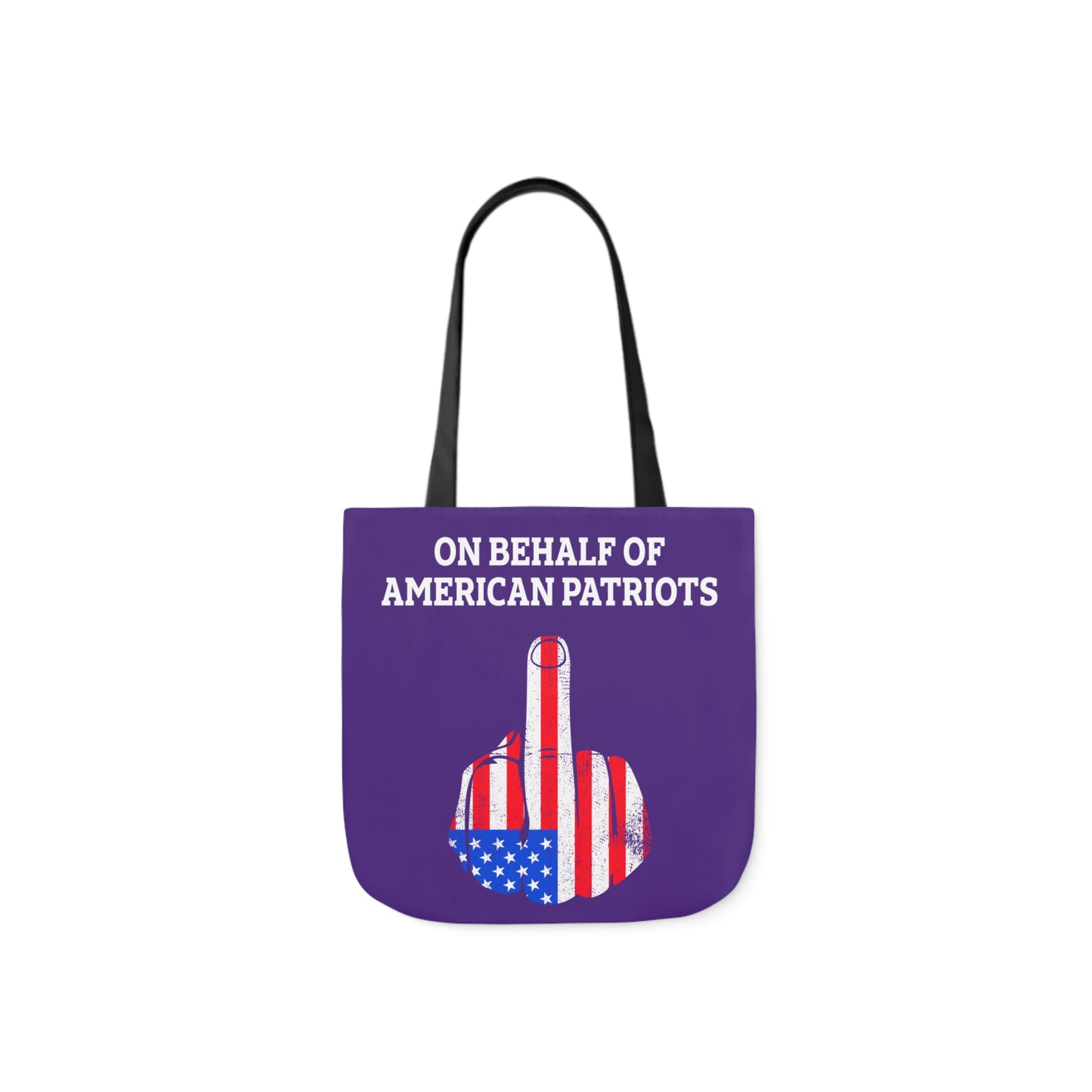 On Behalf - Canvas Tote Bag, 5-Color Straps veterans - Patriotic