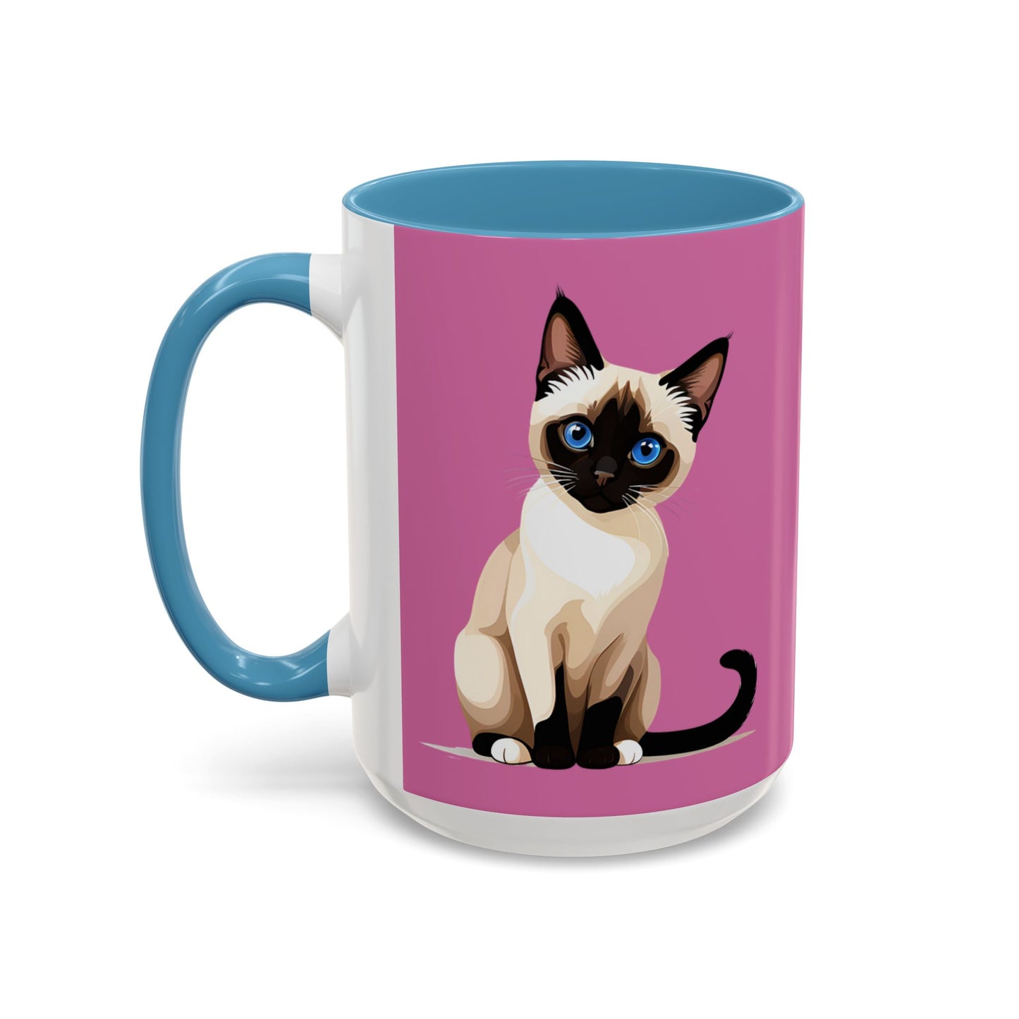 Siamese Cat - Accent Coffee Mug (11, 15oz)