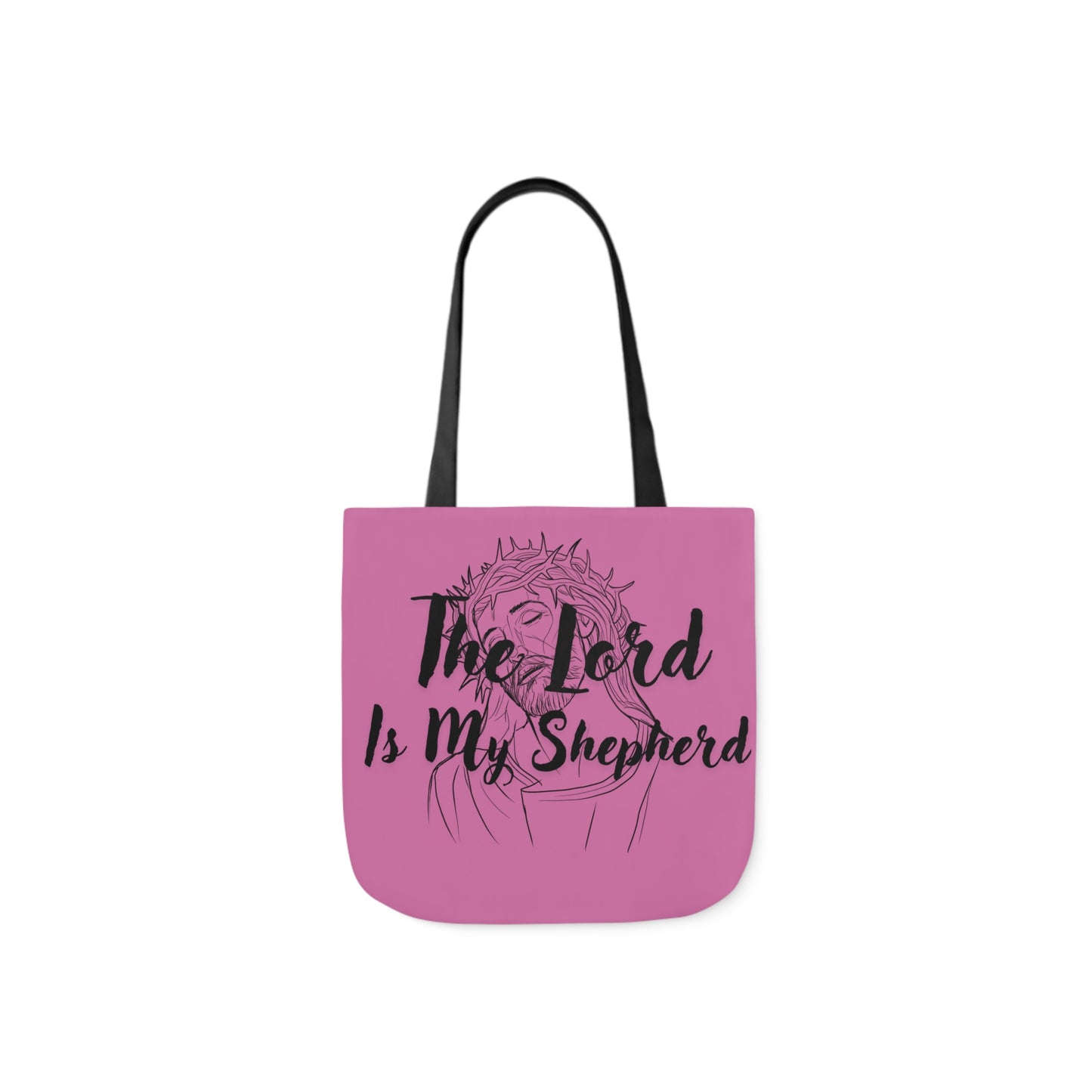 The Lord is My Shepherd - Canvas Tote Bag, 5-Color Straps - Religious