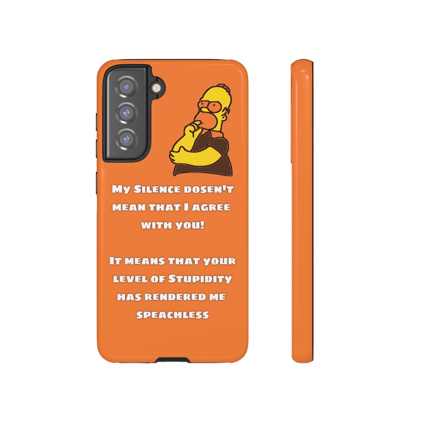 My Silence - Tough Cases - Whimsical Phone Cases