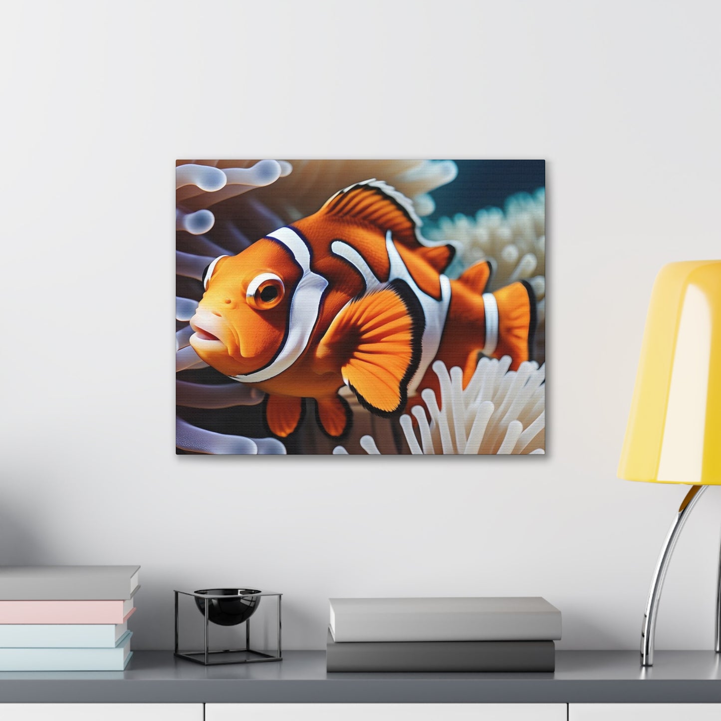 Clown Fish - Canvas Stretched, 0.75"