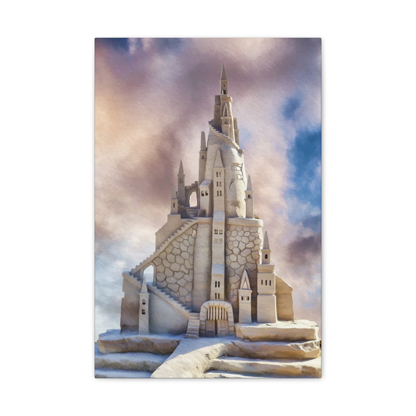 Sand Castle - Canvas Stretched, 0.75"