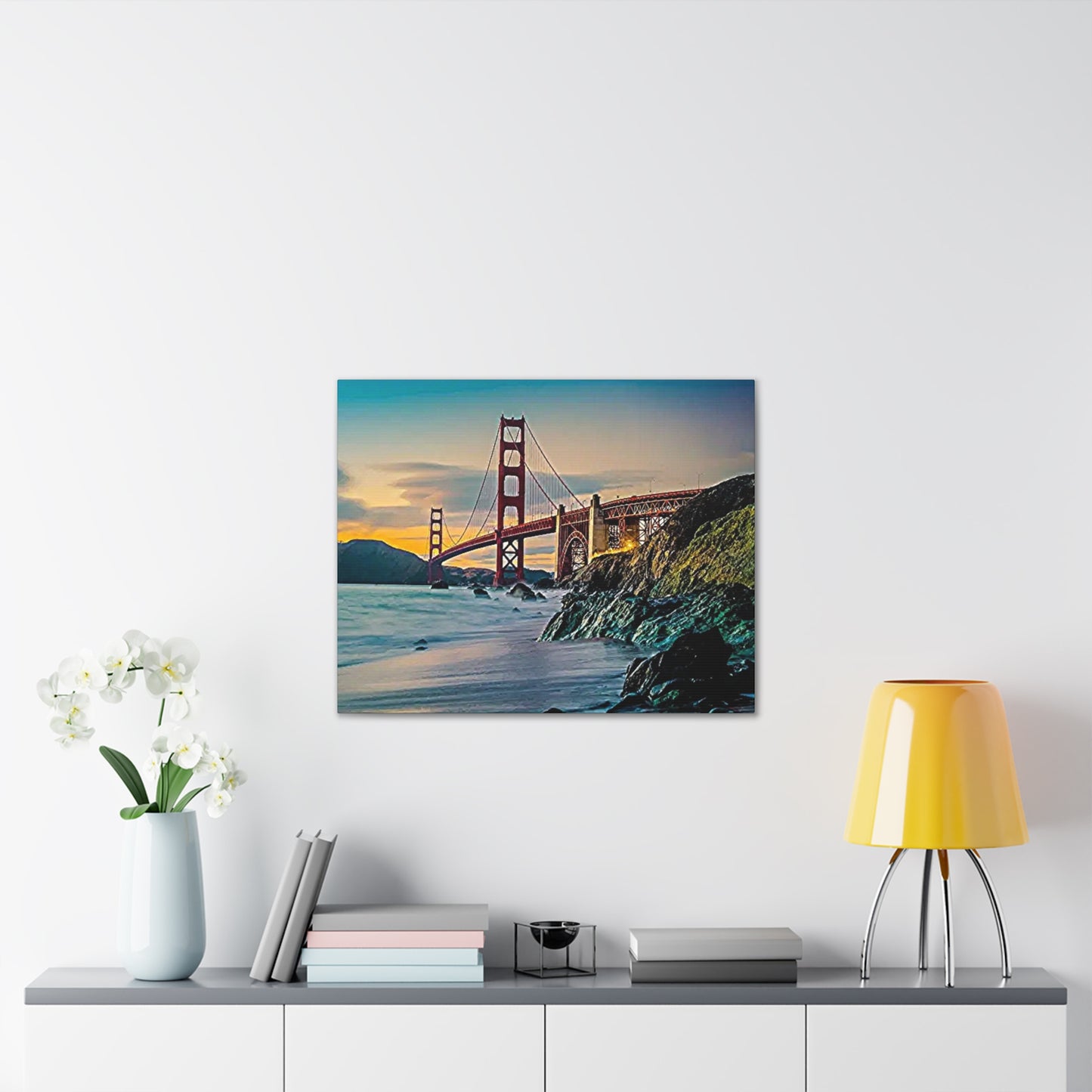 Golden Gate - Canvas Stretched, 0.75"