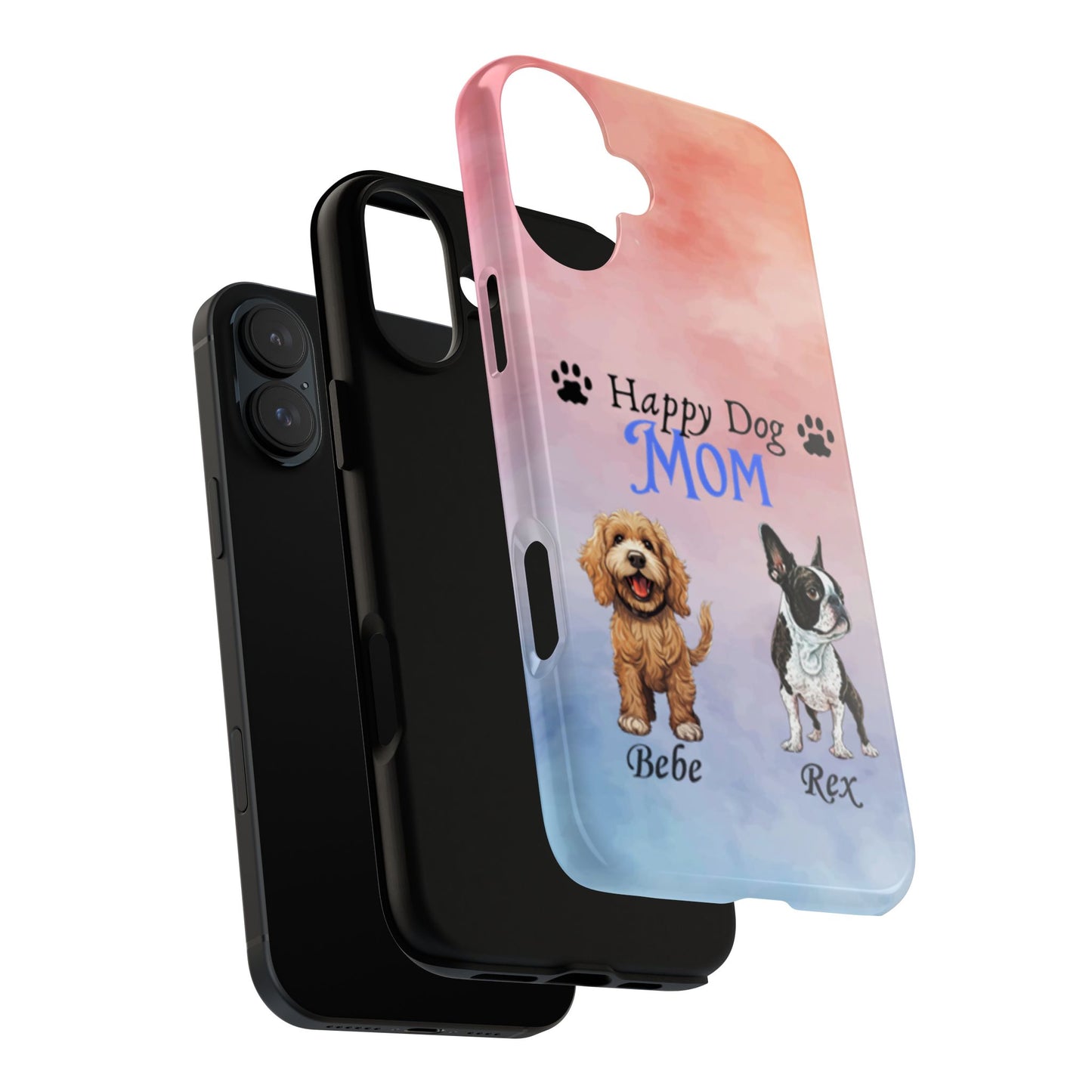 Dog Mom - Personalized - Whimsical Phone Cases - Mother's Day