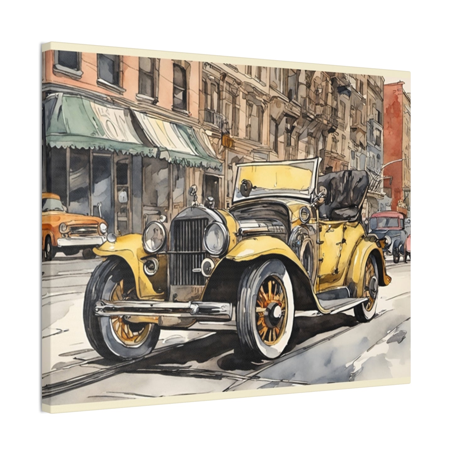 Antique Car - Canvas Stretched, 0.75" - Father's Day