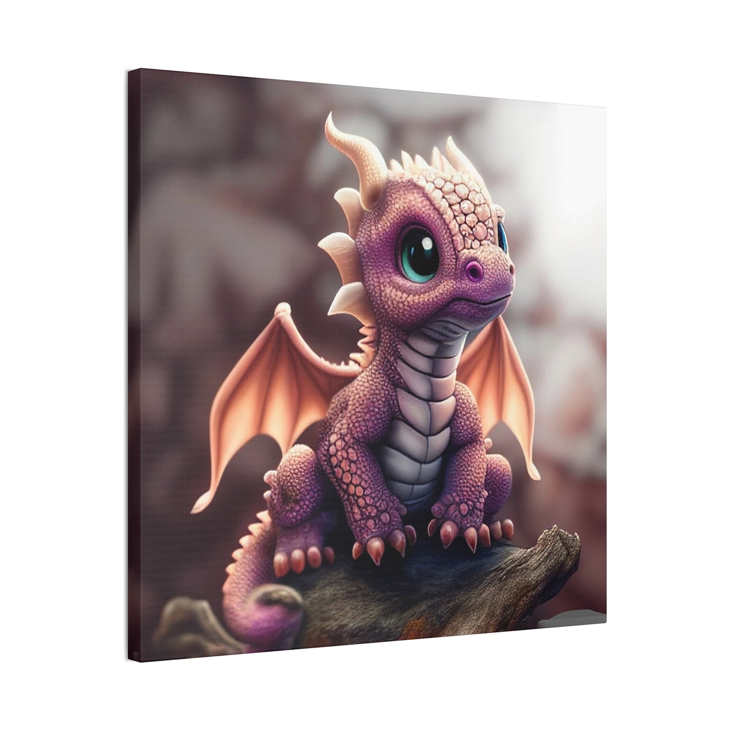 Baby Dragon - Canvas Stretched, 0.75"