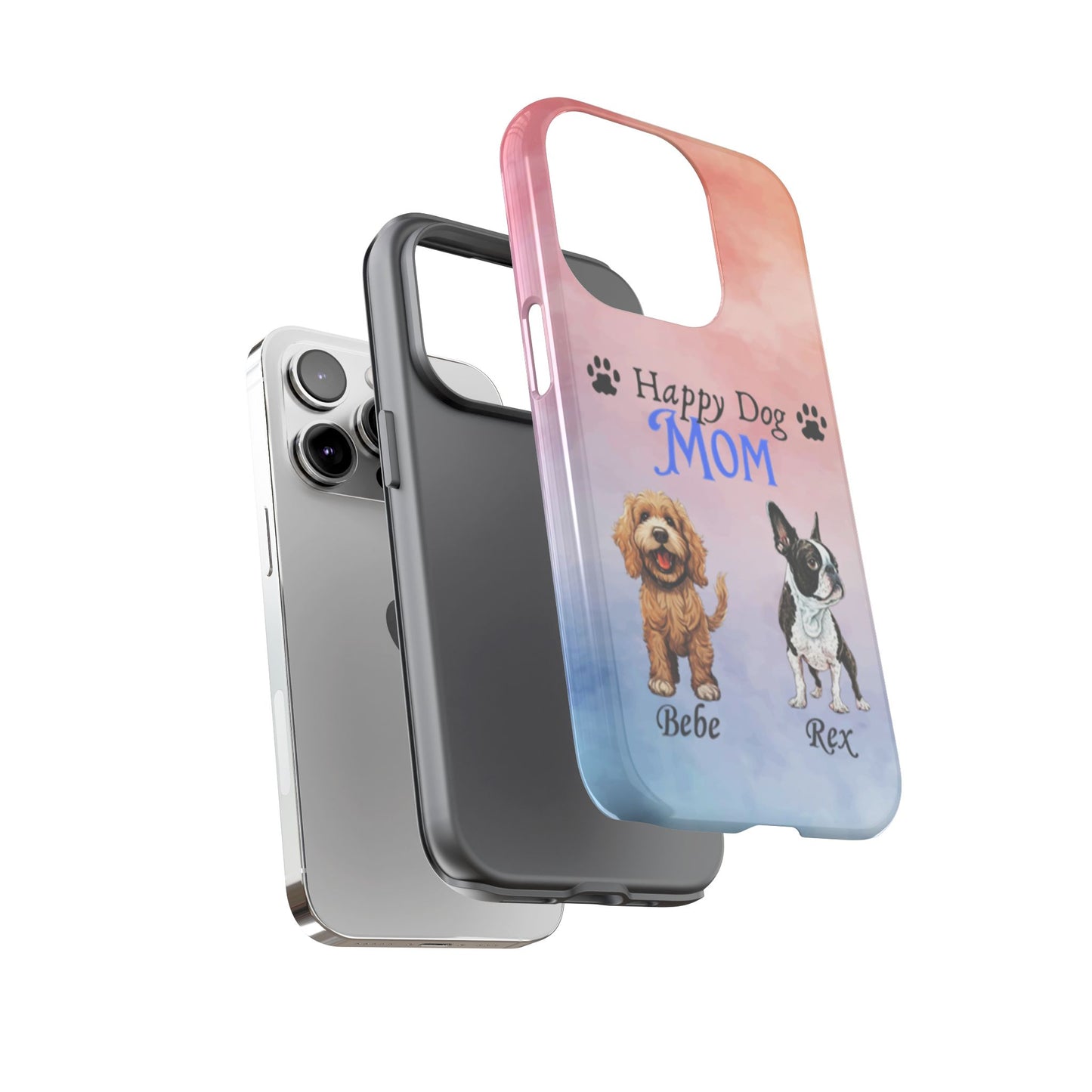 Dog Mom - Personalized - Whimsical Phone Cases - Mother's Day