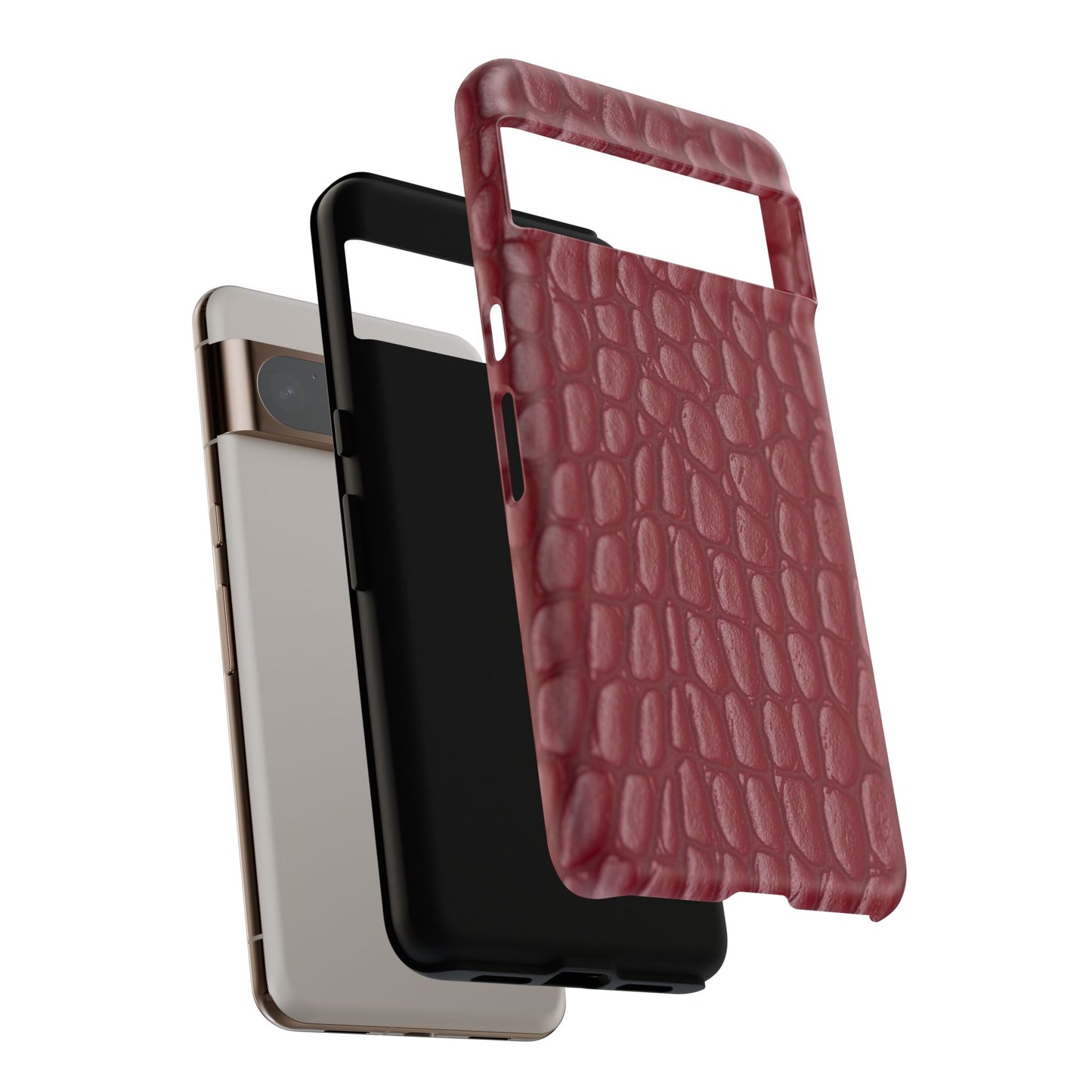 Red Leather - Tough Cases - Whimsical Phone Cases