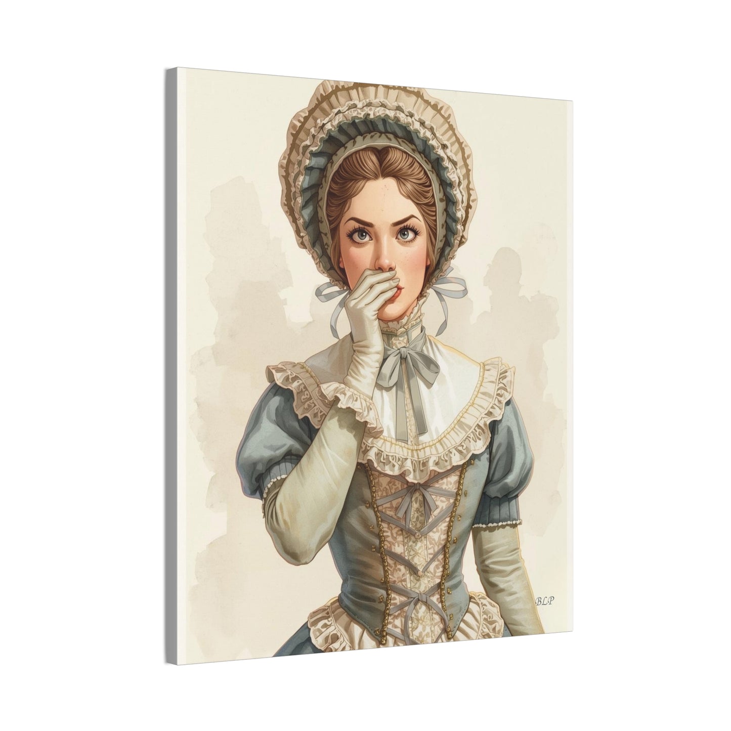 Victorian Woman - Canvas Stretched, 0.75" - 2026 Wall Art - Bathroom Humor