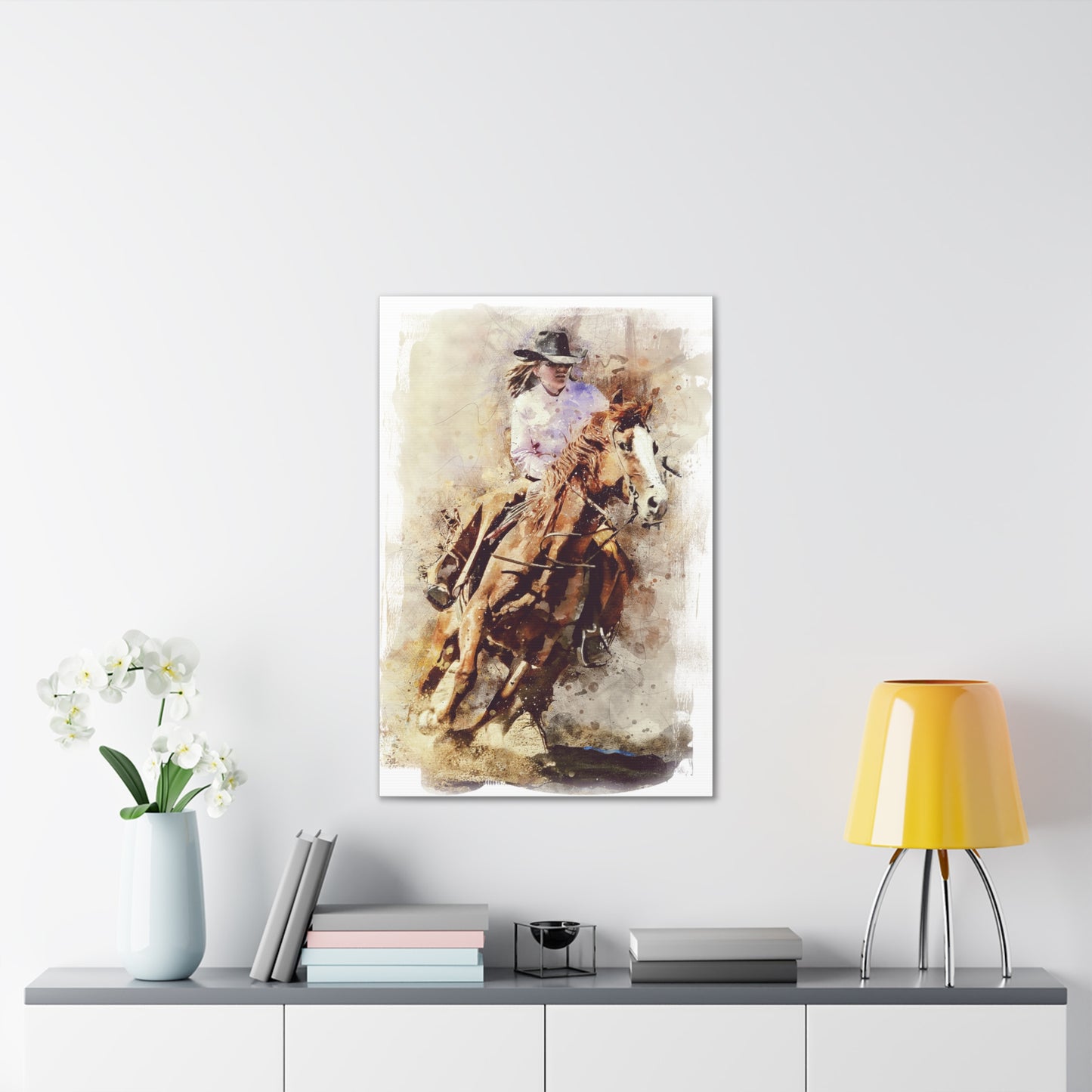 Barrel Racer - Canvas Stretched, 0.75" - Mother's Day