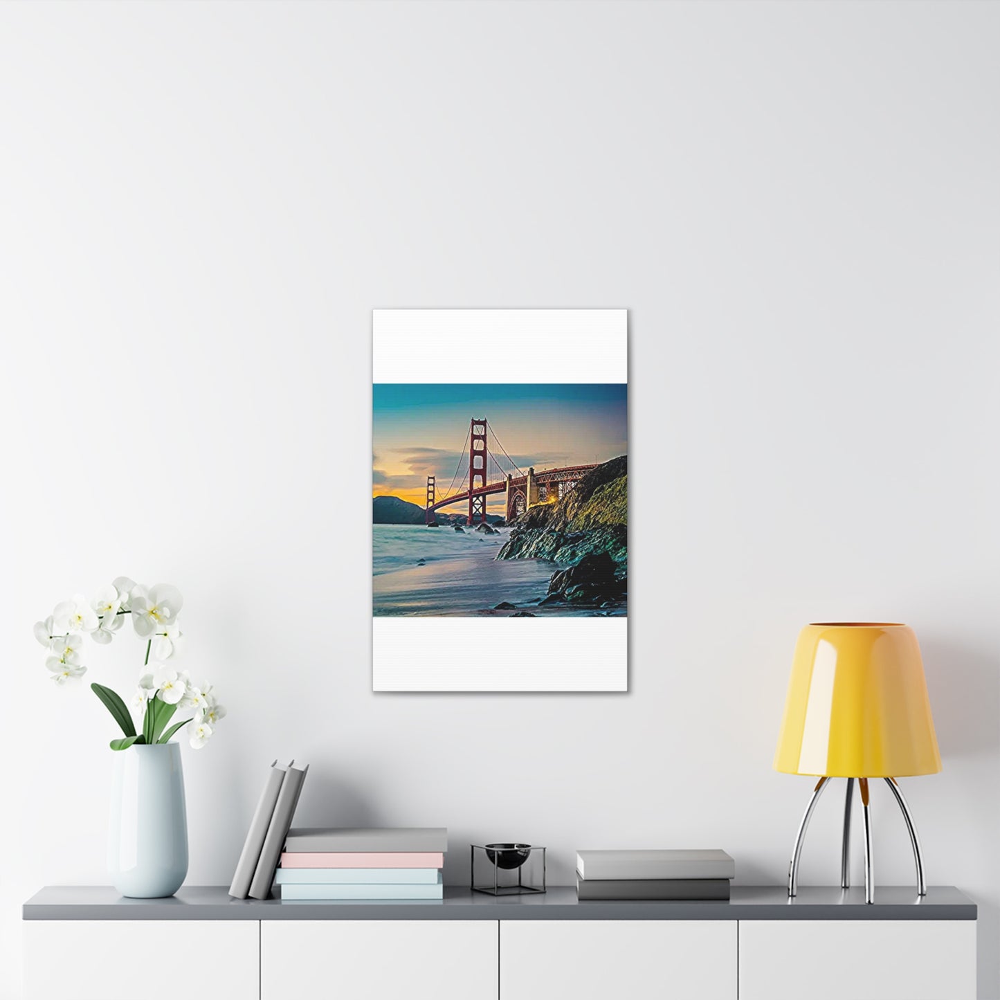 Golden Gate - Canvas Stretched, 0.75"