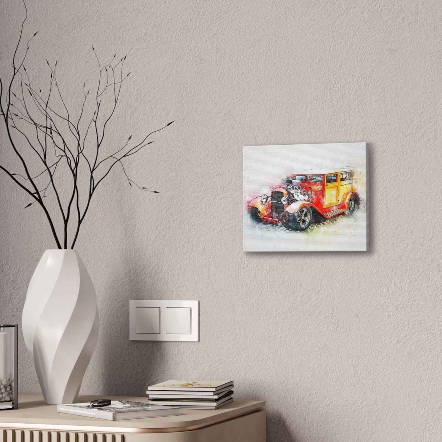 Hot Rod - Canvas Stretched, 0.75" - Father's Day