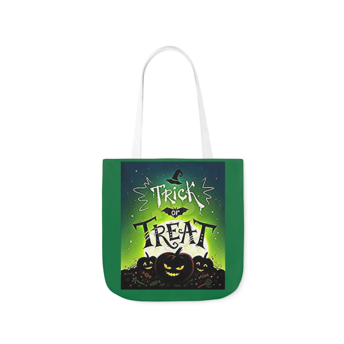 Trick or Treat - Canvas Tote Bag, 5-Color Straps - Halloween