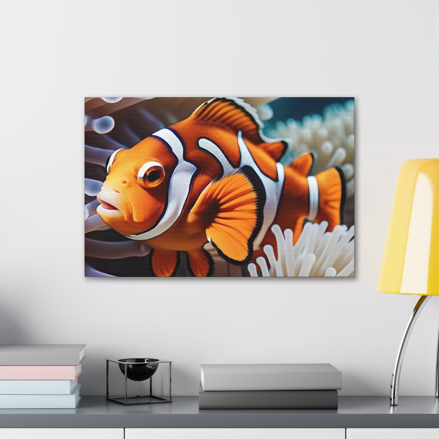 Clown Fish - Canvas Stretched, 0.75"