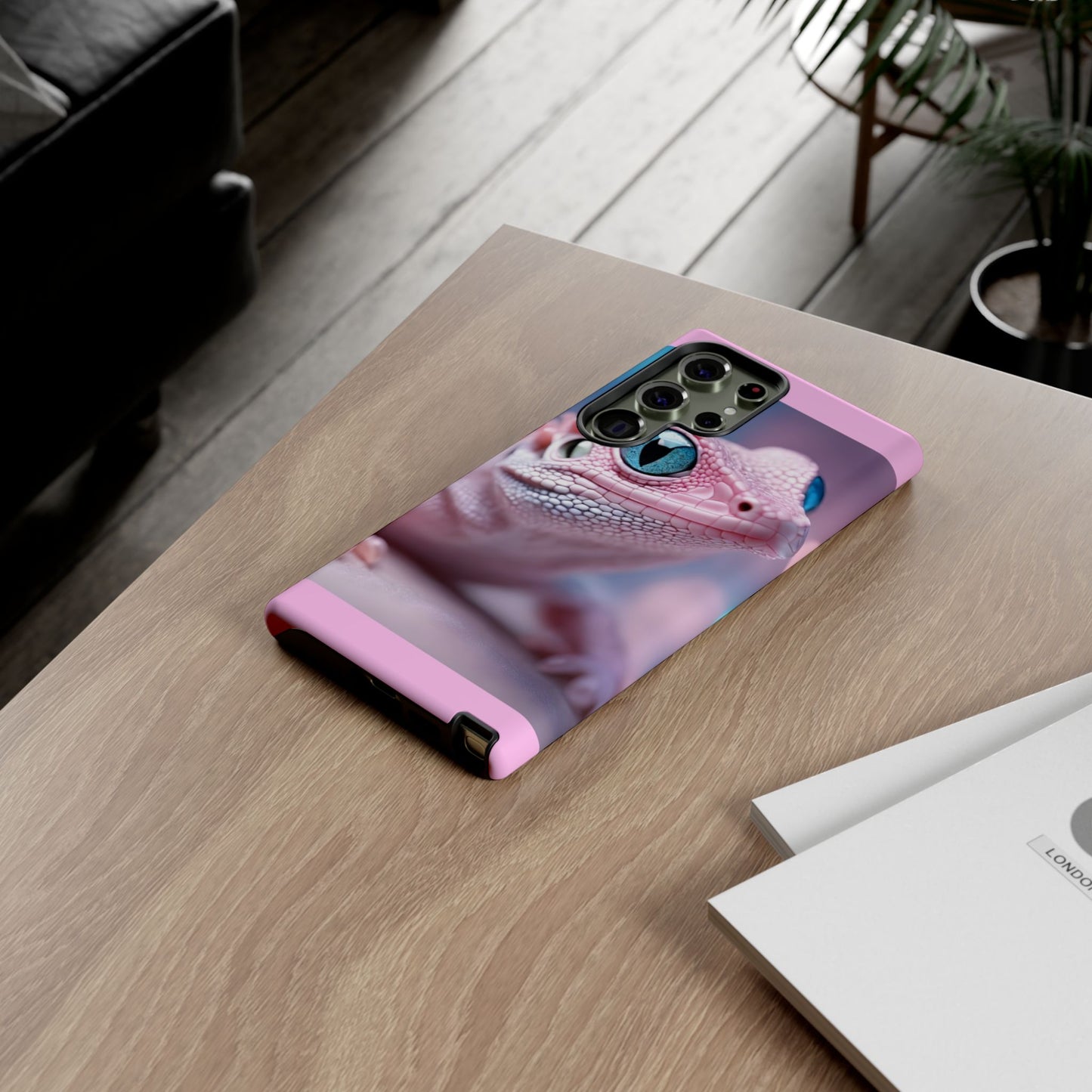 Pink Lizard - Whimsical Phone Cases