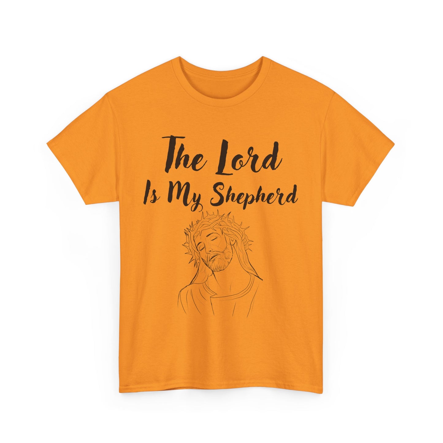 The Lord is My Shepherd - Unisex Heavy Cotton T-Shirts - Easter - Mother's Day - Father's Day