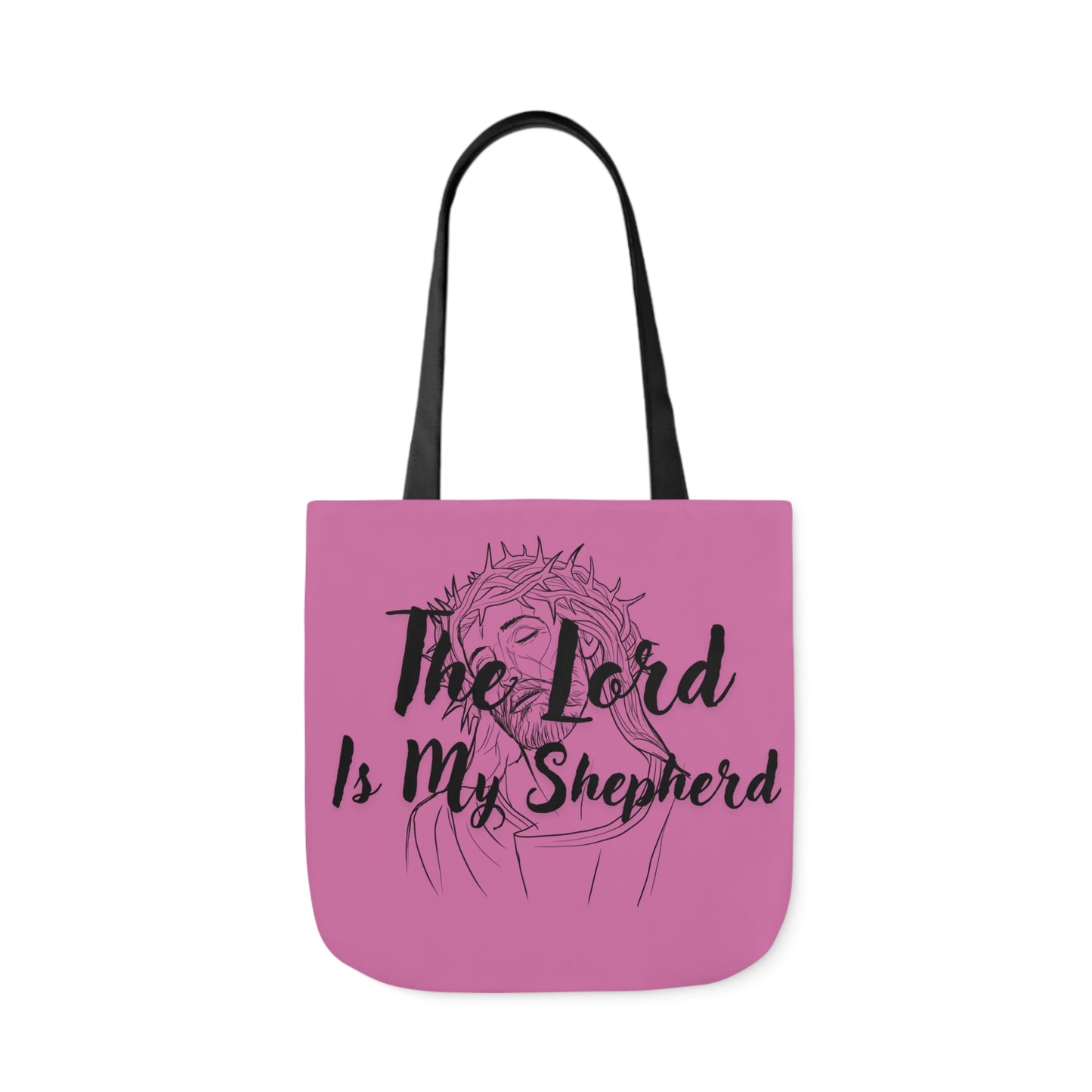 The Lord is My Shepherd - Canvas Tote Bag, 5-Color Straps - Religious