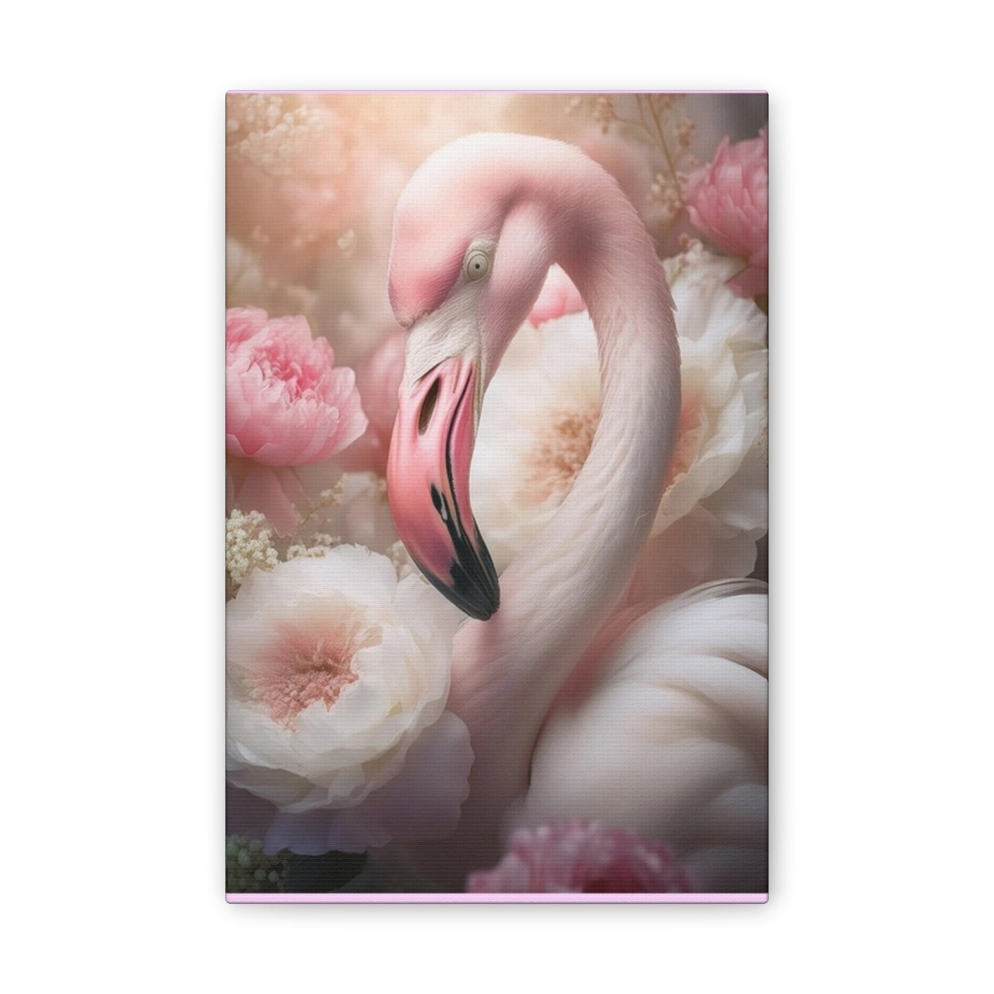 Flamingo - Canvas Stretched, 0.75"