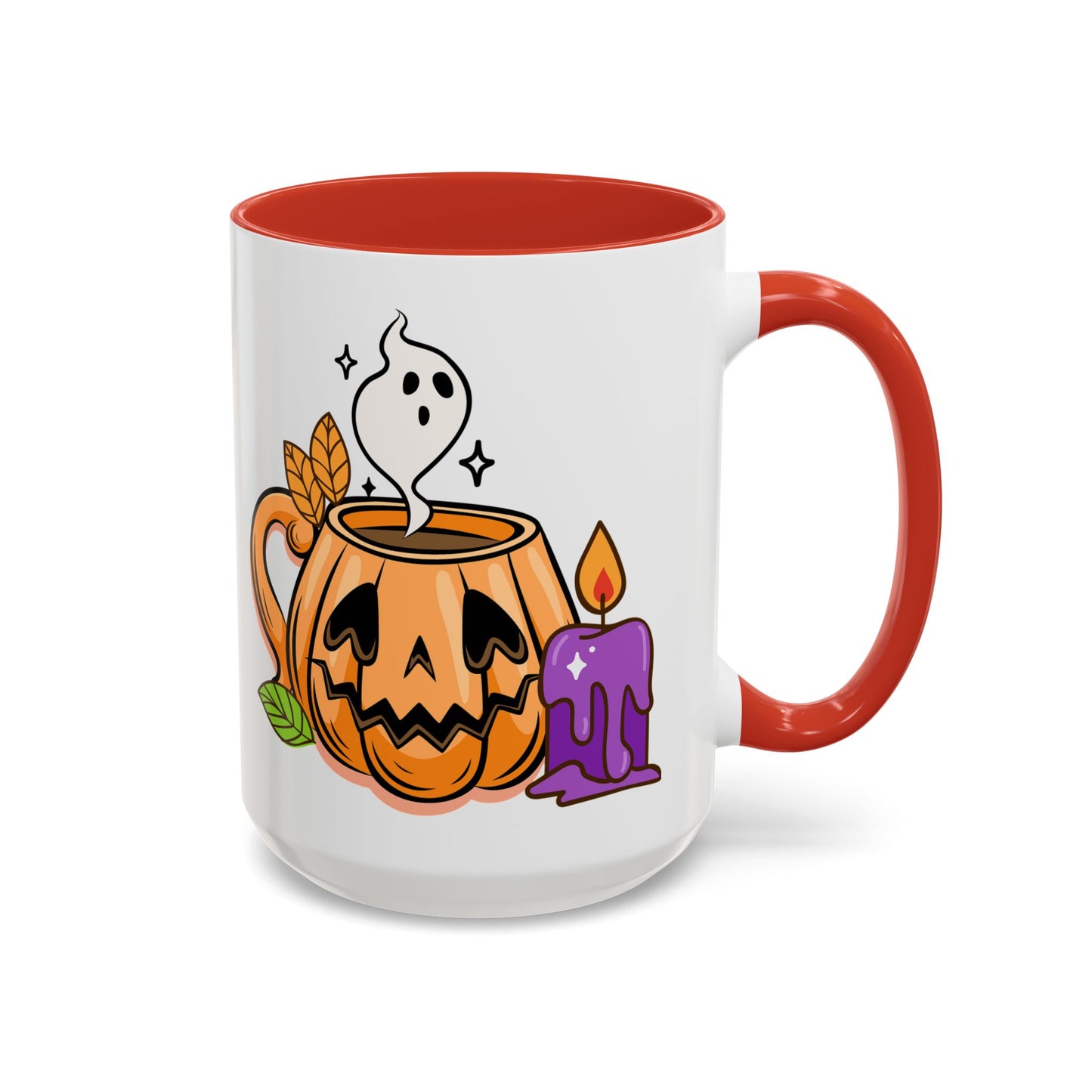 Pumpkin Spice - Accent Coffee Mug (11, 15oz) - Halloween