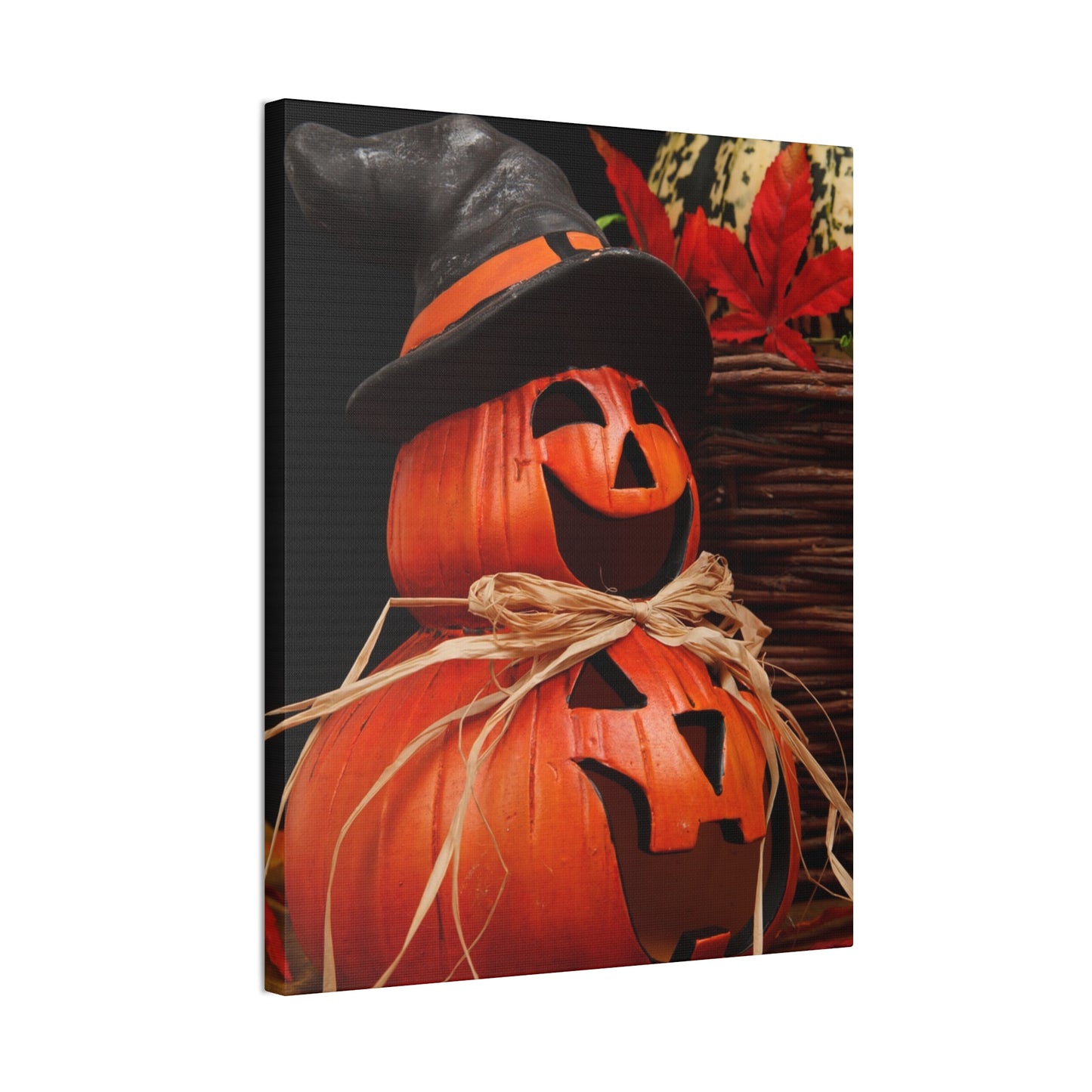 Pumpkins - Canvas Stretched, 0.75" - Halloween