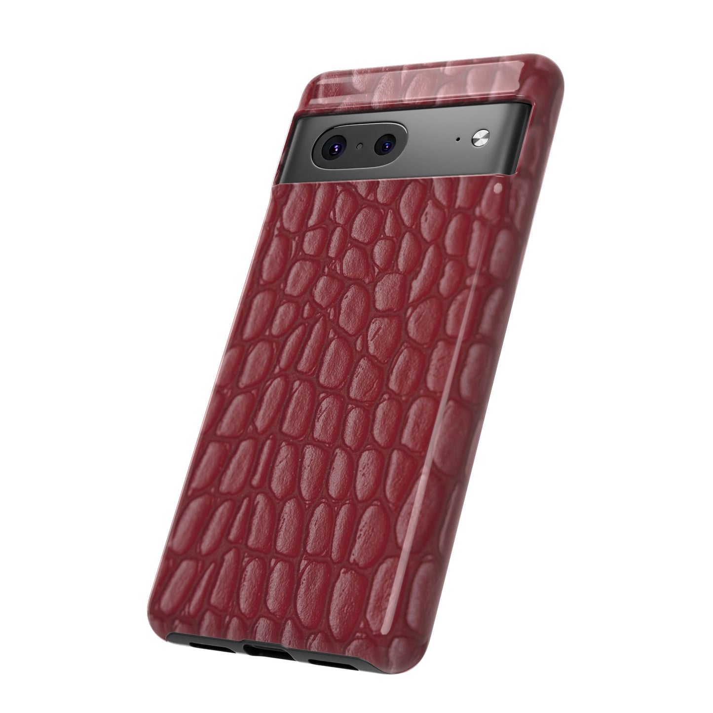 Red Leather - Tough Cases - Whimsical Phone Cases