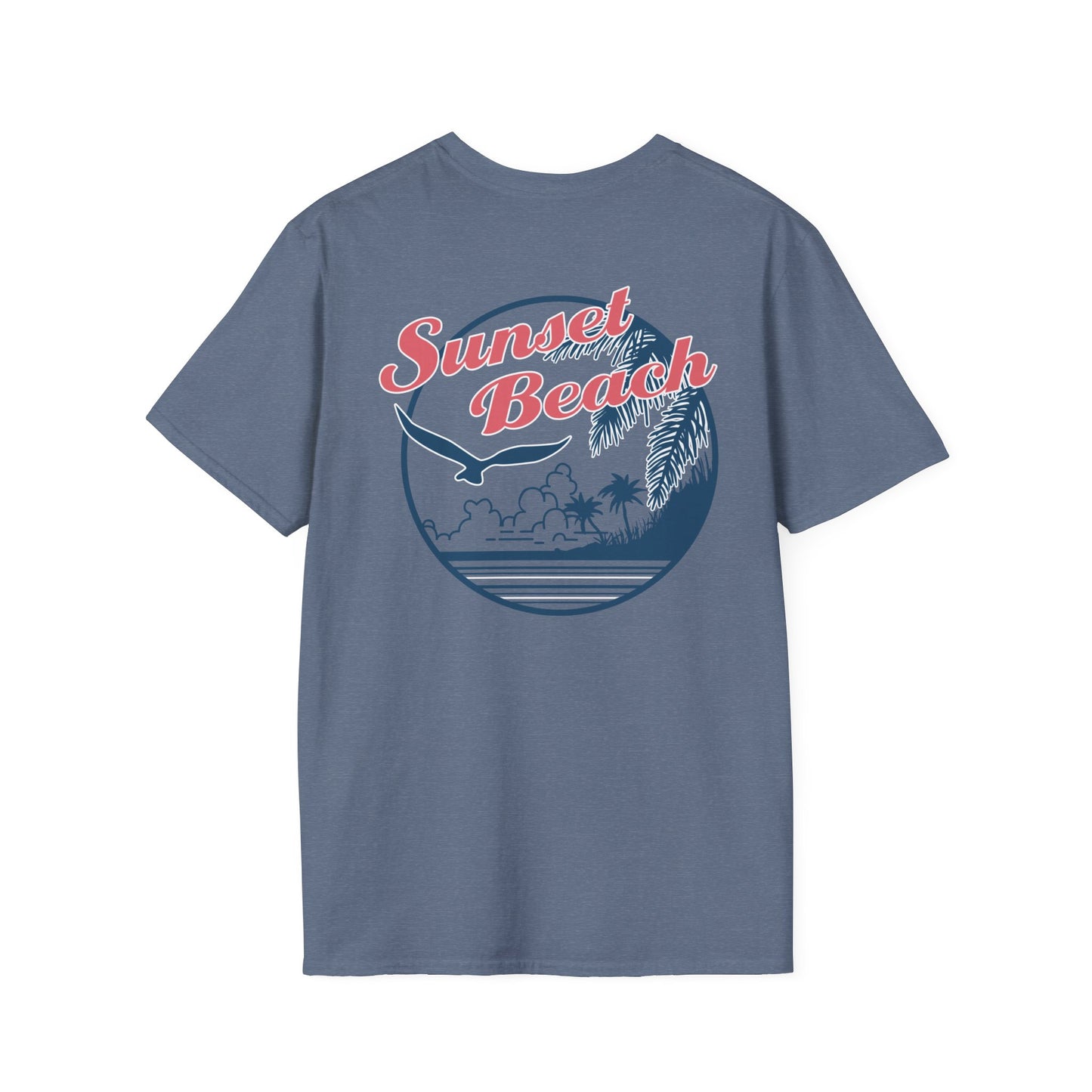 Sunset Beach - Unisex Softstyle T-Shirts