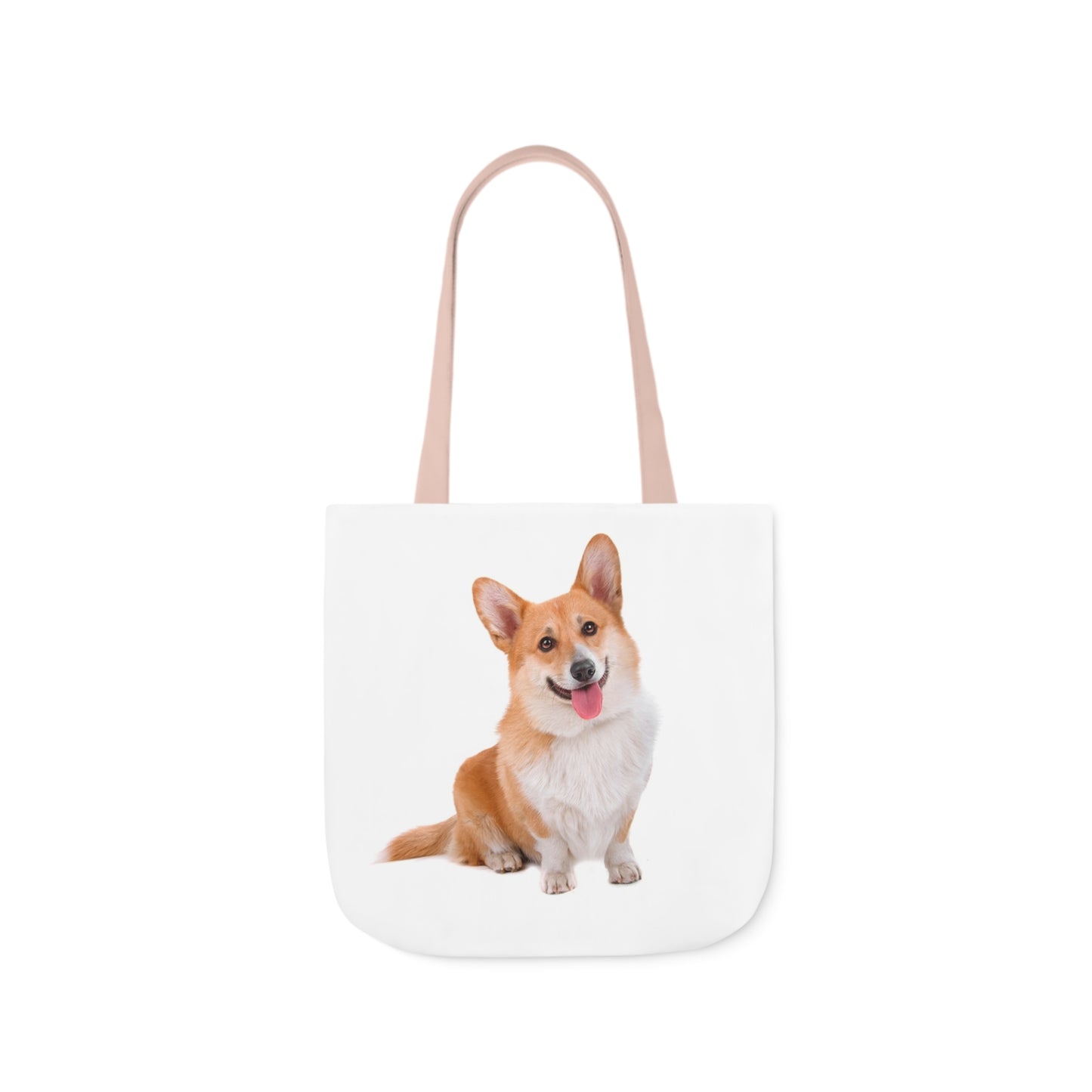 Corgi 1 - Canvas Tote Bag, 5-Color Straps