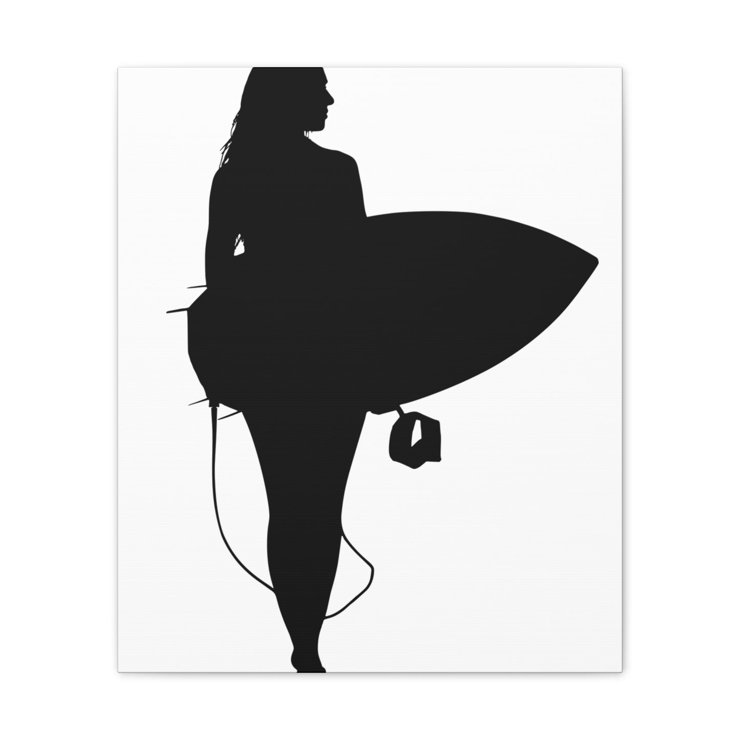 Surfer Girl - Canvas Stretched, 0.75"