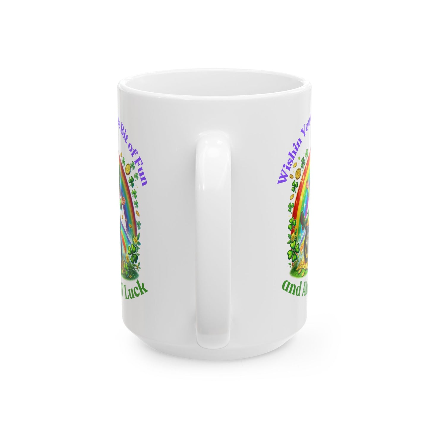 Wee Bit of Fun - Ceramic Mug, (11oz, 15oz) - St. Patrick's Day - Mugs and Tumblers