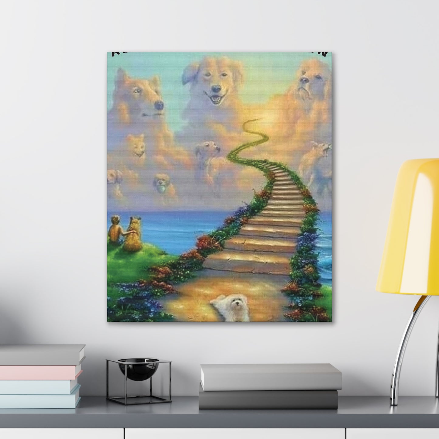 All Dogs Go to Heaven - Canvas Stretched, 0.75"